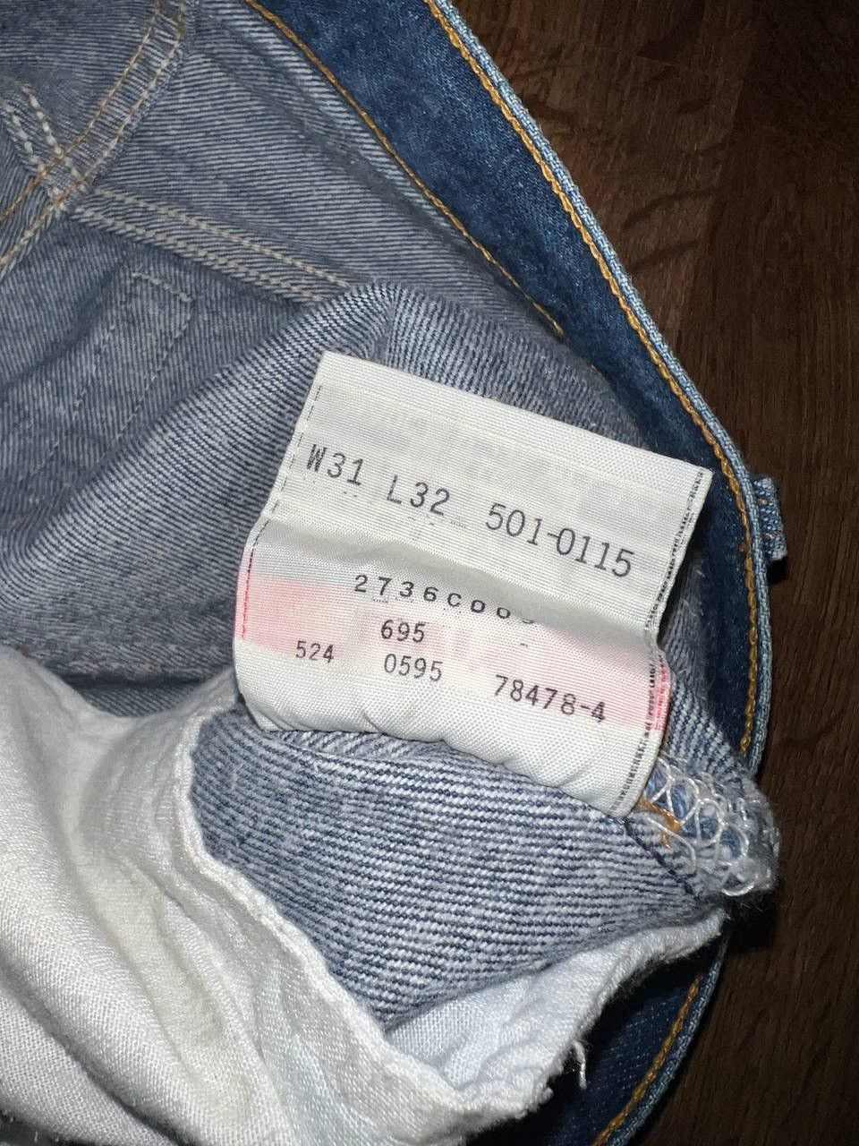 Le Grande Bleu (L.G.B.) × Levi's × Vintage 90s Vintage Levis Lot 501 Jeans Size US 31 - 15 Thumbnail