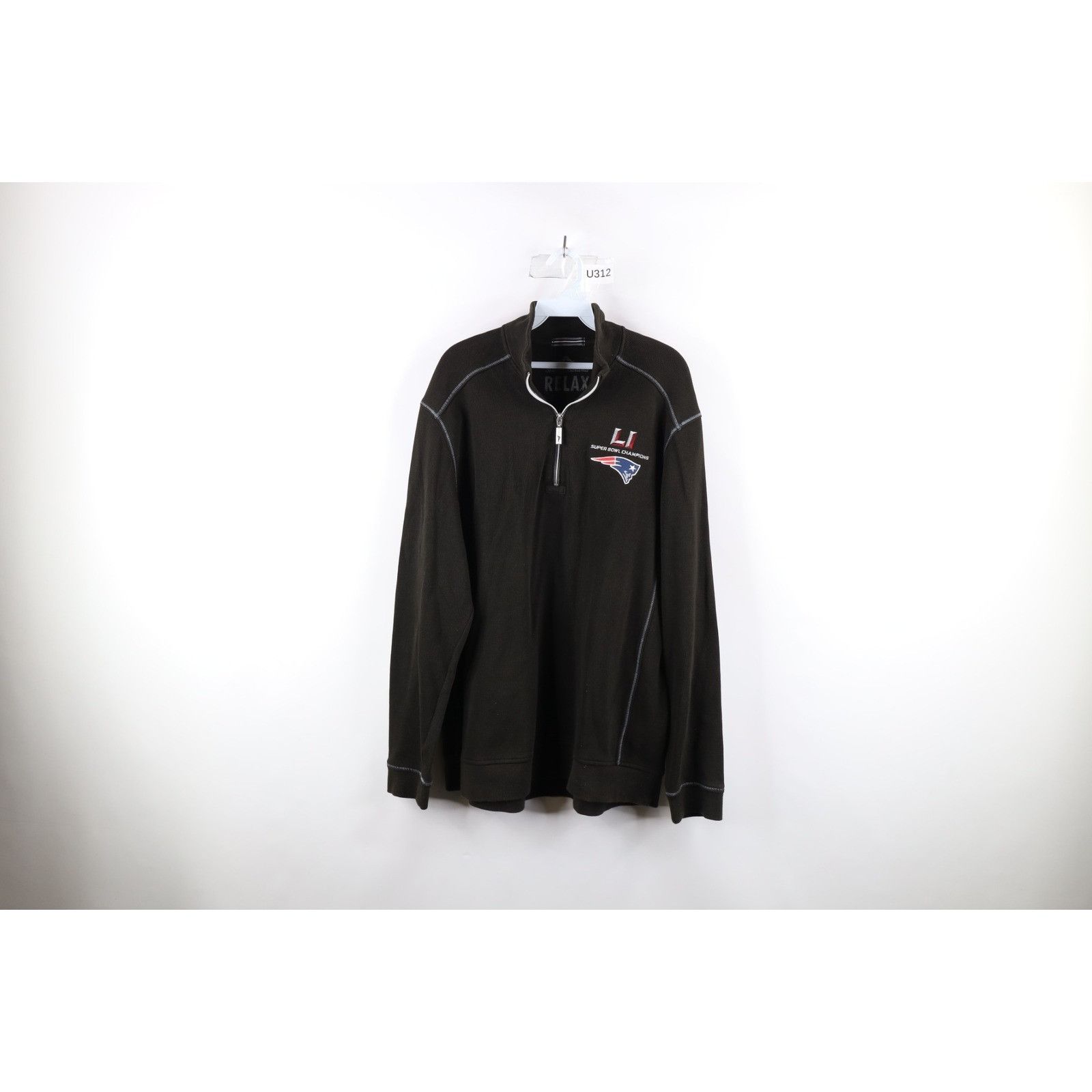 Tommy Bahama Tommy Bahama New England Patriots Half Zip Sweater Size US L / EU 52-54 / 3 - 1 Thumbnail