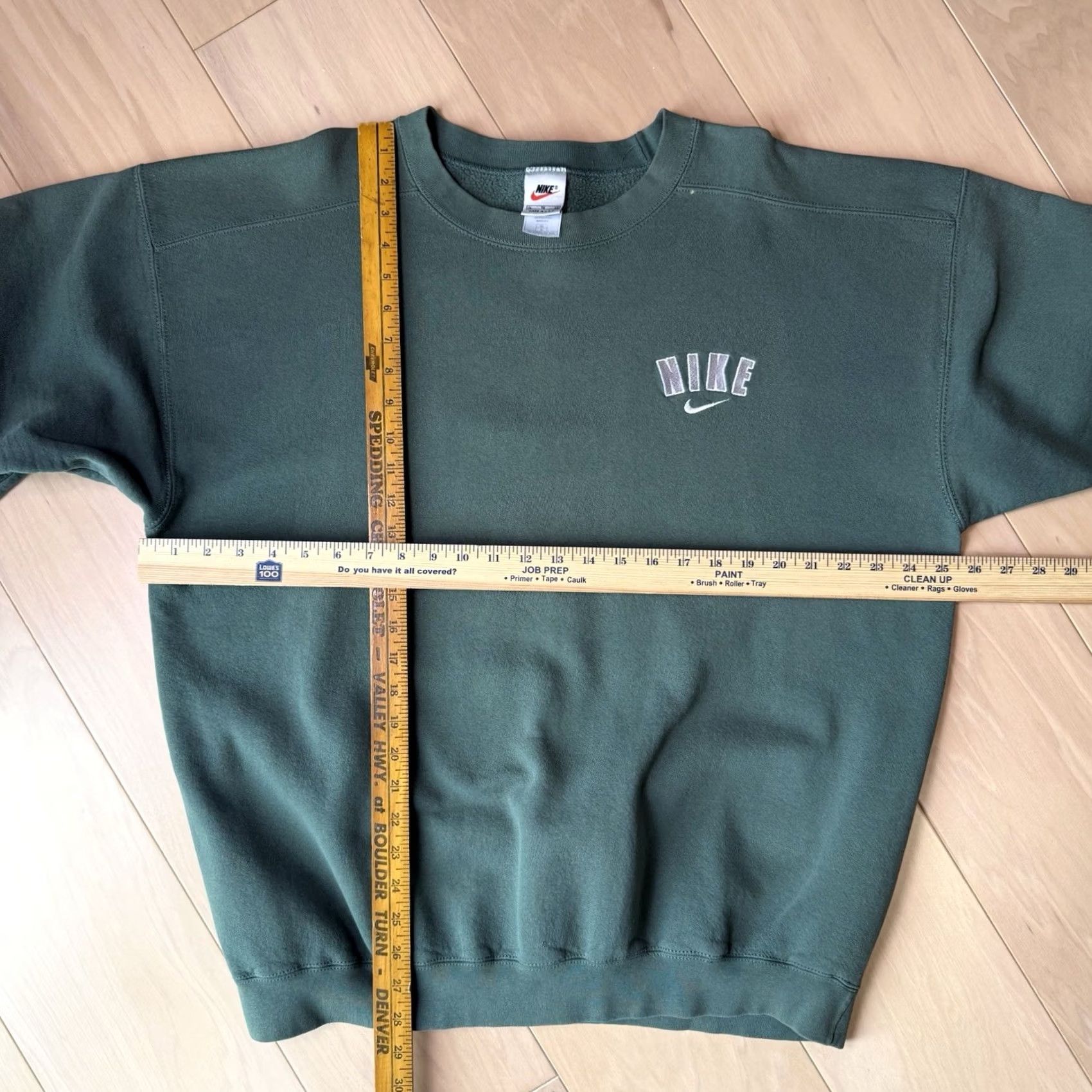 Nike VINTAGE Nike Sweatshirt XL Green 90s Nike Sportswear Pullover Men Regular Star Logo Not Applicable Size US XL / EU 56 / 4 - 2 Thumbnail
