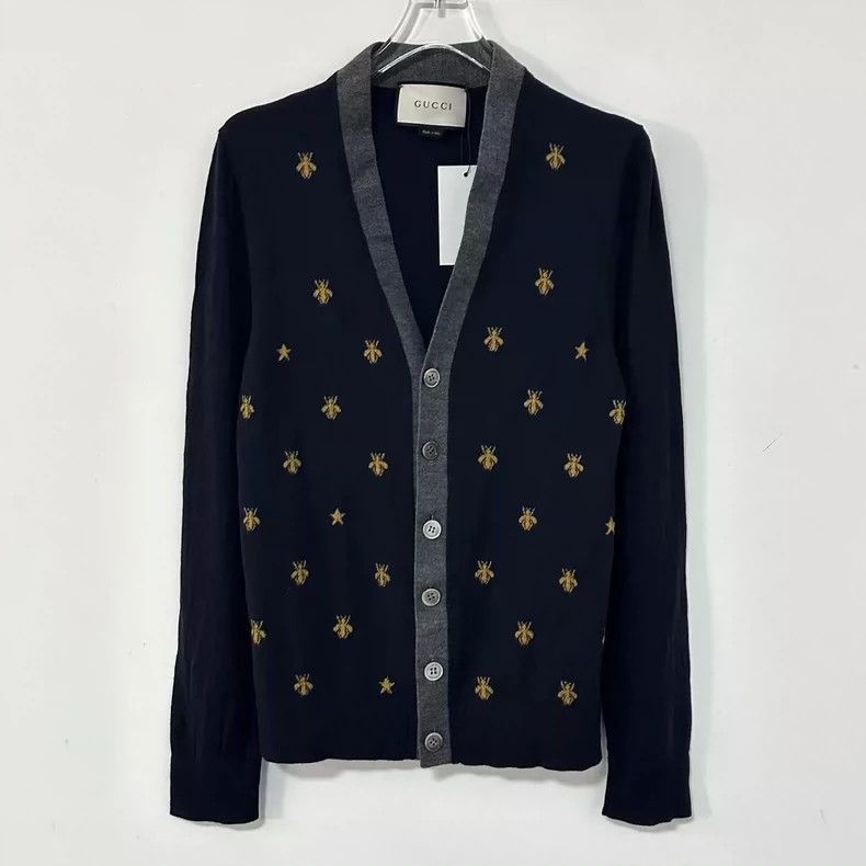 Gucci Gucci Little bee cardigan jacket 2502-Nextarrow Size US L / EU 52-54 / 3 - 1 Thumbnail
