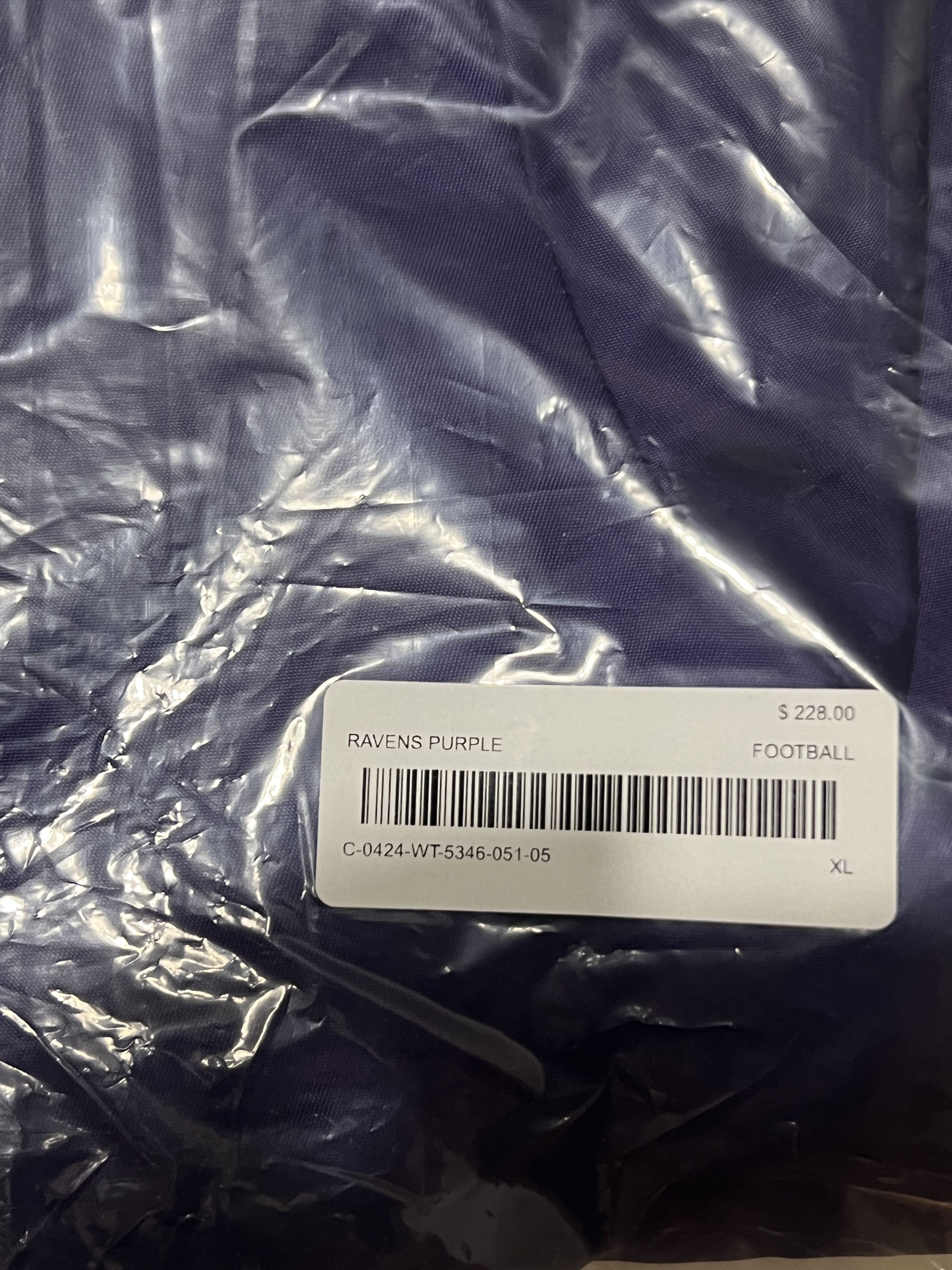 Drake OVO x NFL BALTIMORE RAVENS STARTER TRAINER PULLOVER JACKET Size US XL / EU 56 / 4 - 6 Thumbnail