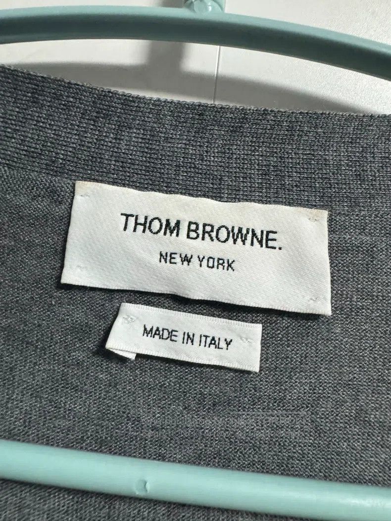 Thom Browne Thom Browne Gray wool sweater Size US S / EU 44-46 / 1 - 2 Thumbnail