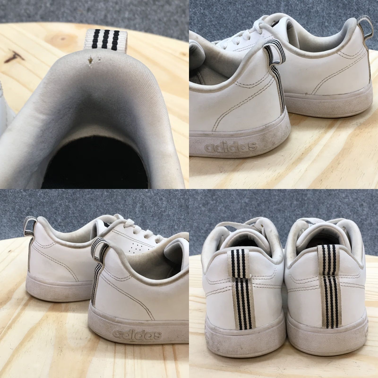 Adidas Adidas Sneaker Womens 8 White Neo Cloudfoam Advantage Lace Up Leather F99091 Size US 8 / IT 38 - 8 Thumbnail