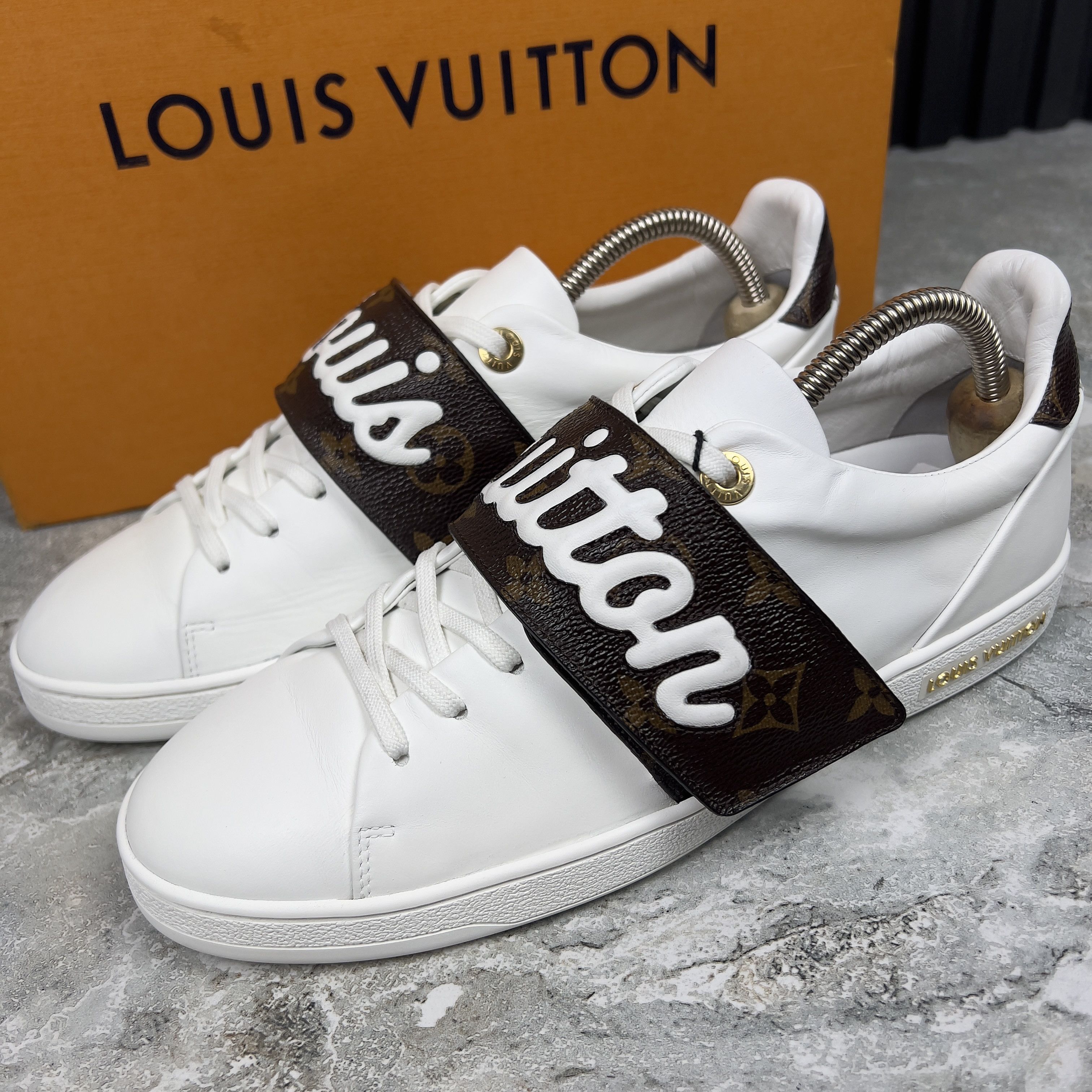 Louis Vuitton Frontrow Sneakers Monograma Canvas Leather