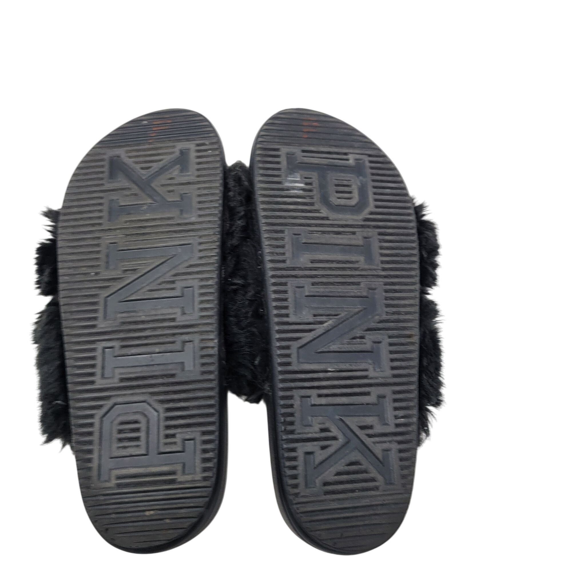 Victoria's Secret Victoria's Secret Pink Womens Faux Fur Slide Slippers Black Size US 6.5 / IT 36.5 - 10 Thumbnail