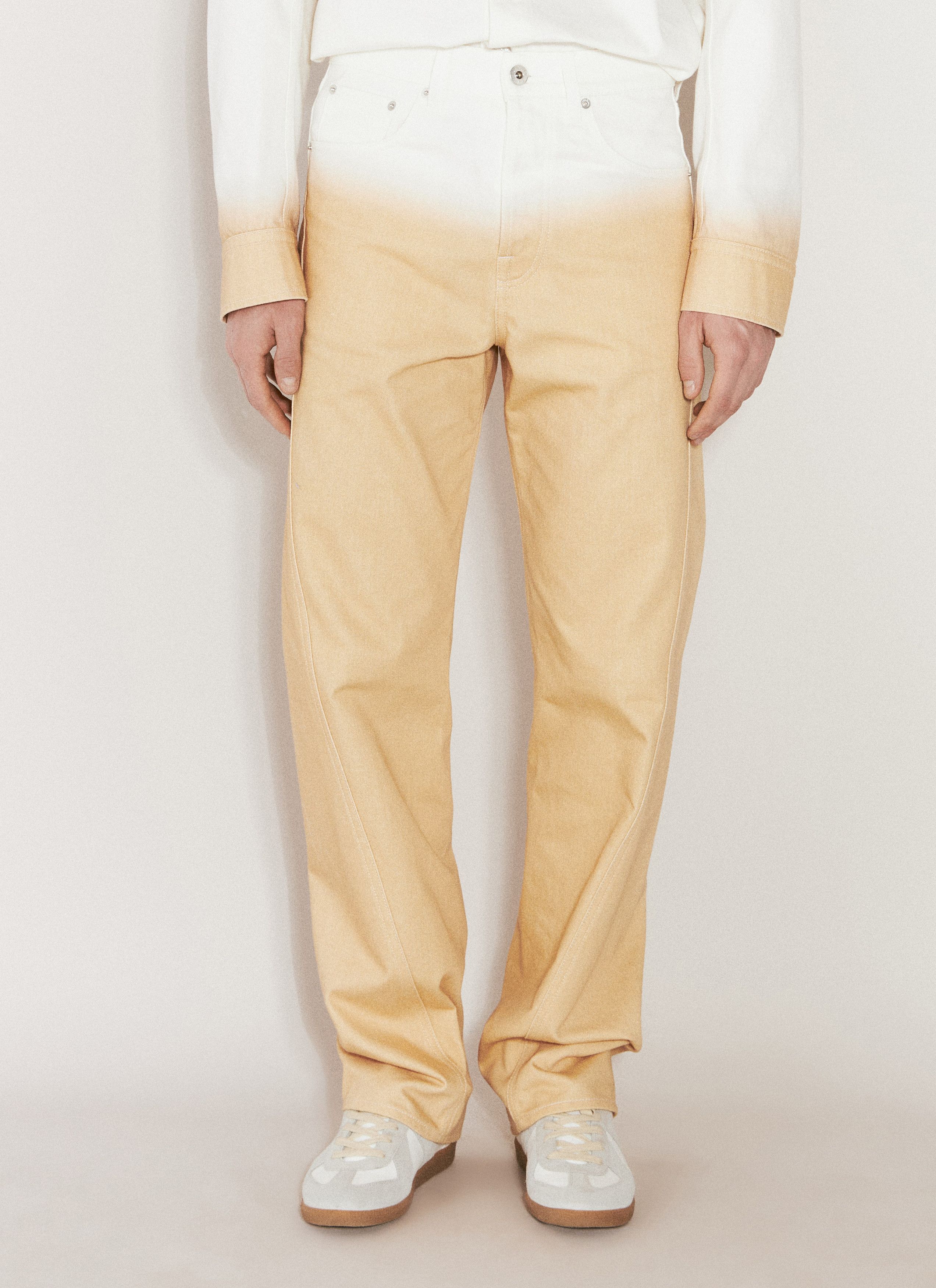 Lanvin Gradient-Effect Twisted Jeans Size US 30 / EU 46 - 1 Thumbnail