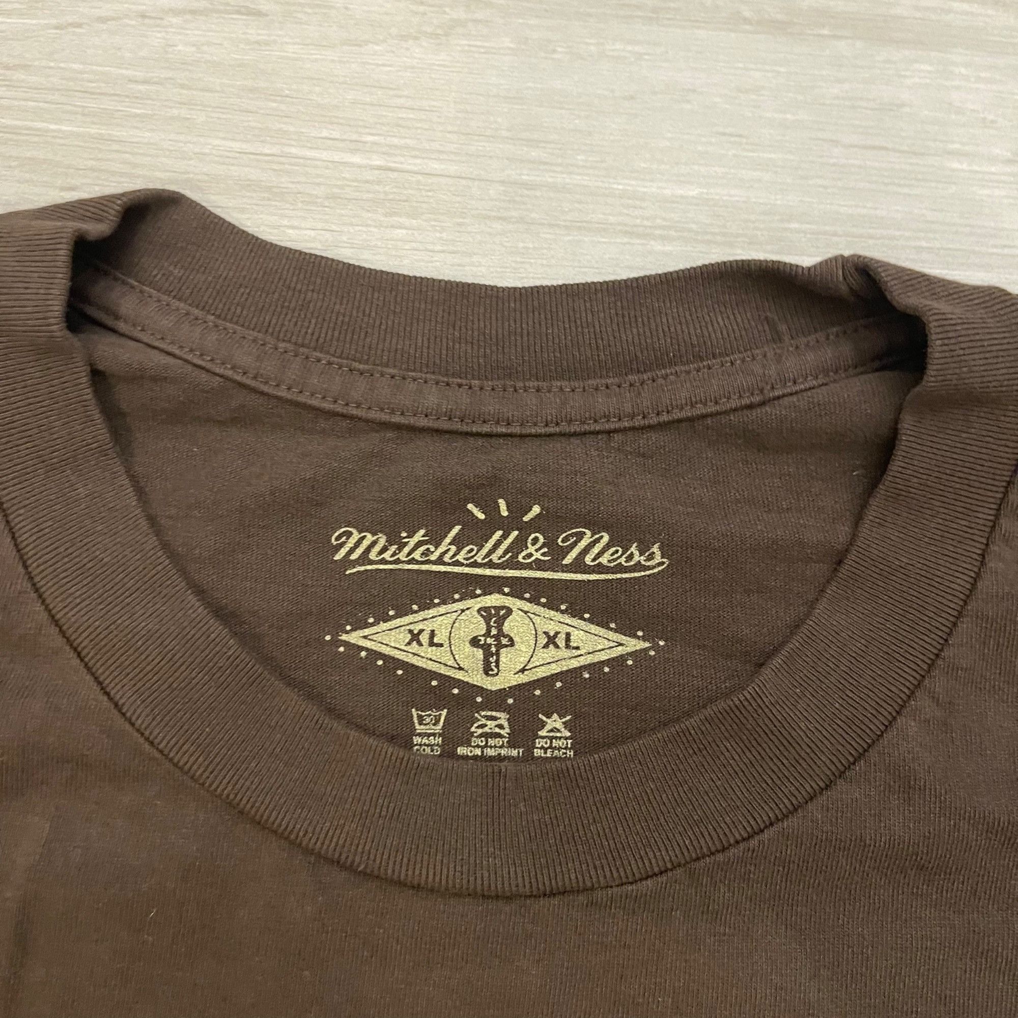 Mitchell & Ness × Travis Scott NEW CACTUS JACK TRAVIS SCOTT x MITCHELL & NESS MSU TEE XL Size US XL / EU 56 / 4 - 4 Thumbnail