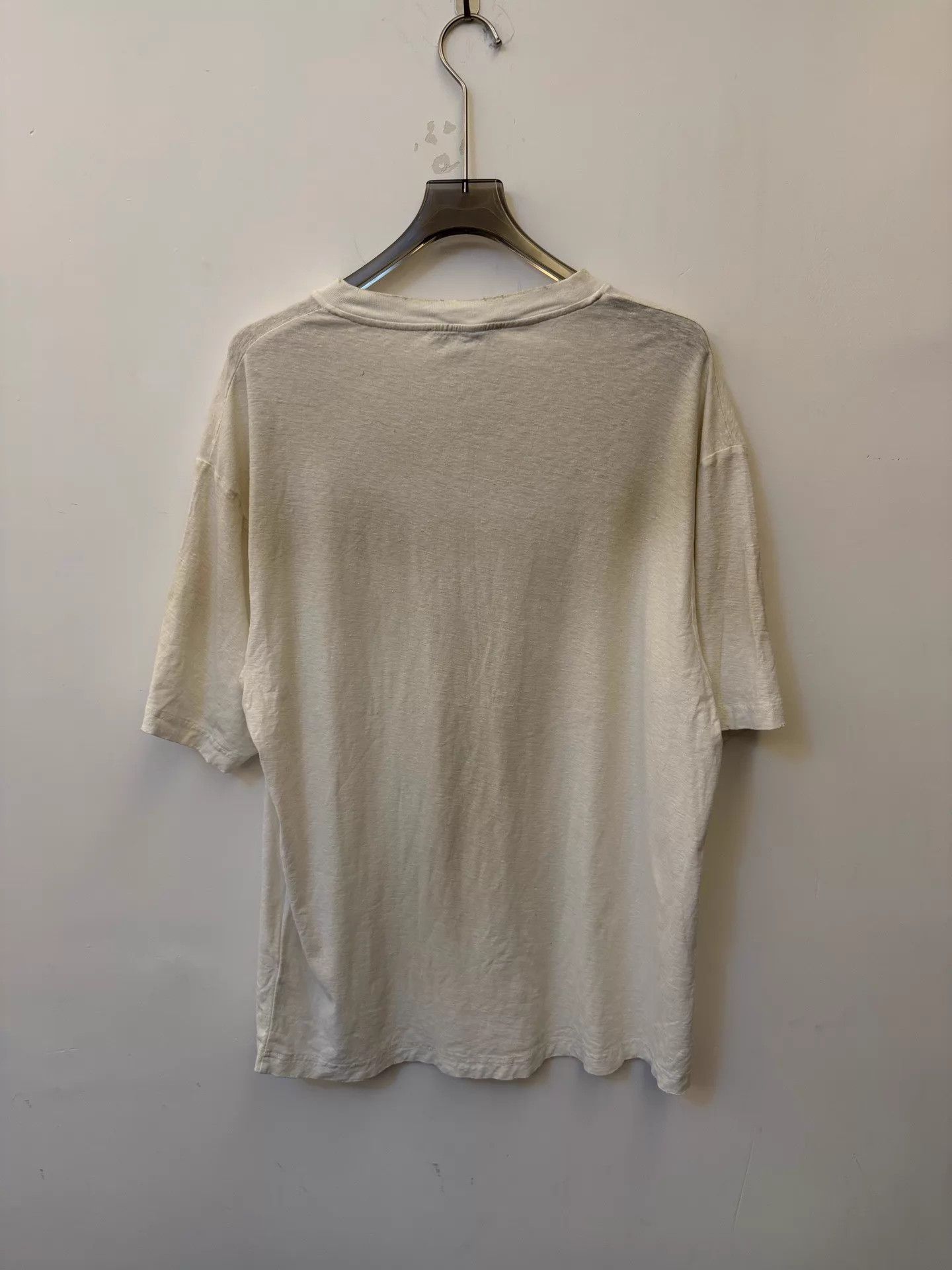 Acne Studios Acne 1996 Logo Vintage Oversized White Unisex Tee L Size US M / EU 48-50 / 2 - 3 Thumbnail