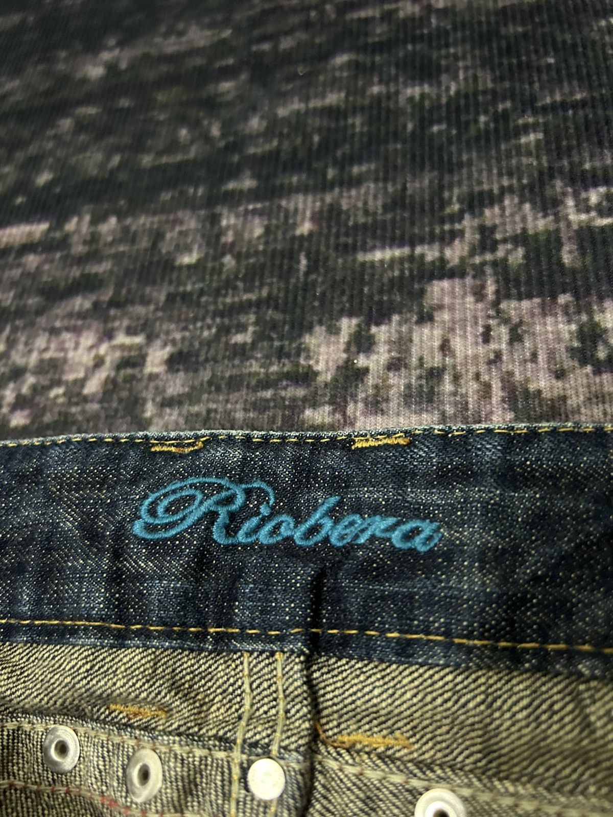 Tornado Mart Riobera Whiskered Studed Pocket Back Jeans Size US 30 / EU 46 - 14 Thumbnail