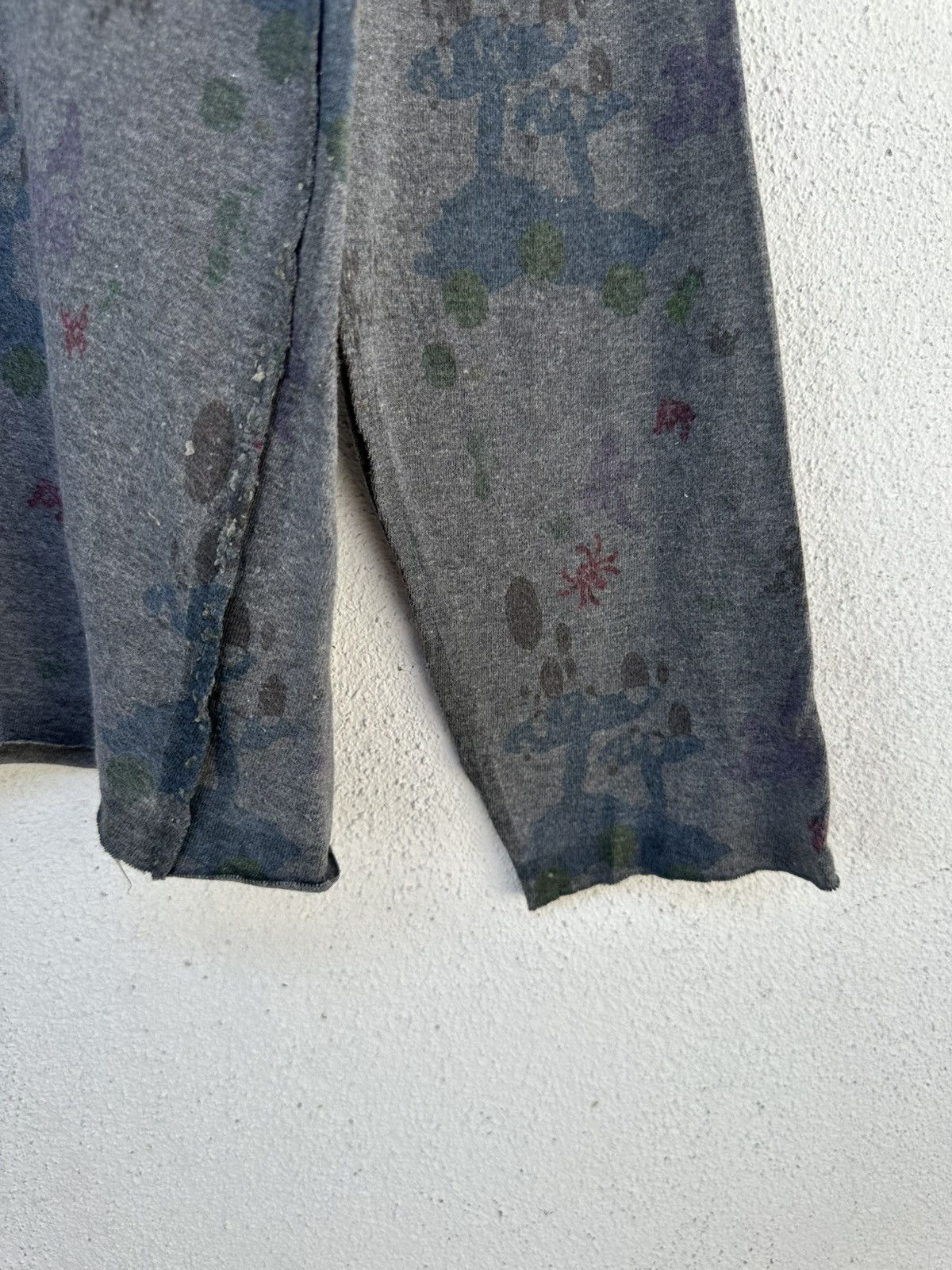 2003 Comme Des Garcon Homme Ink Print Long Sleeve