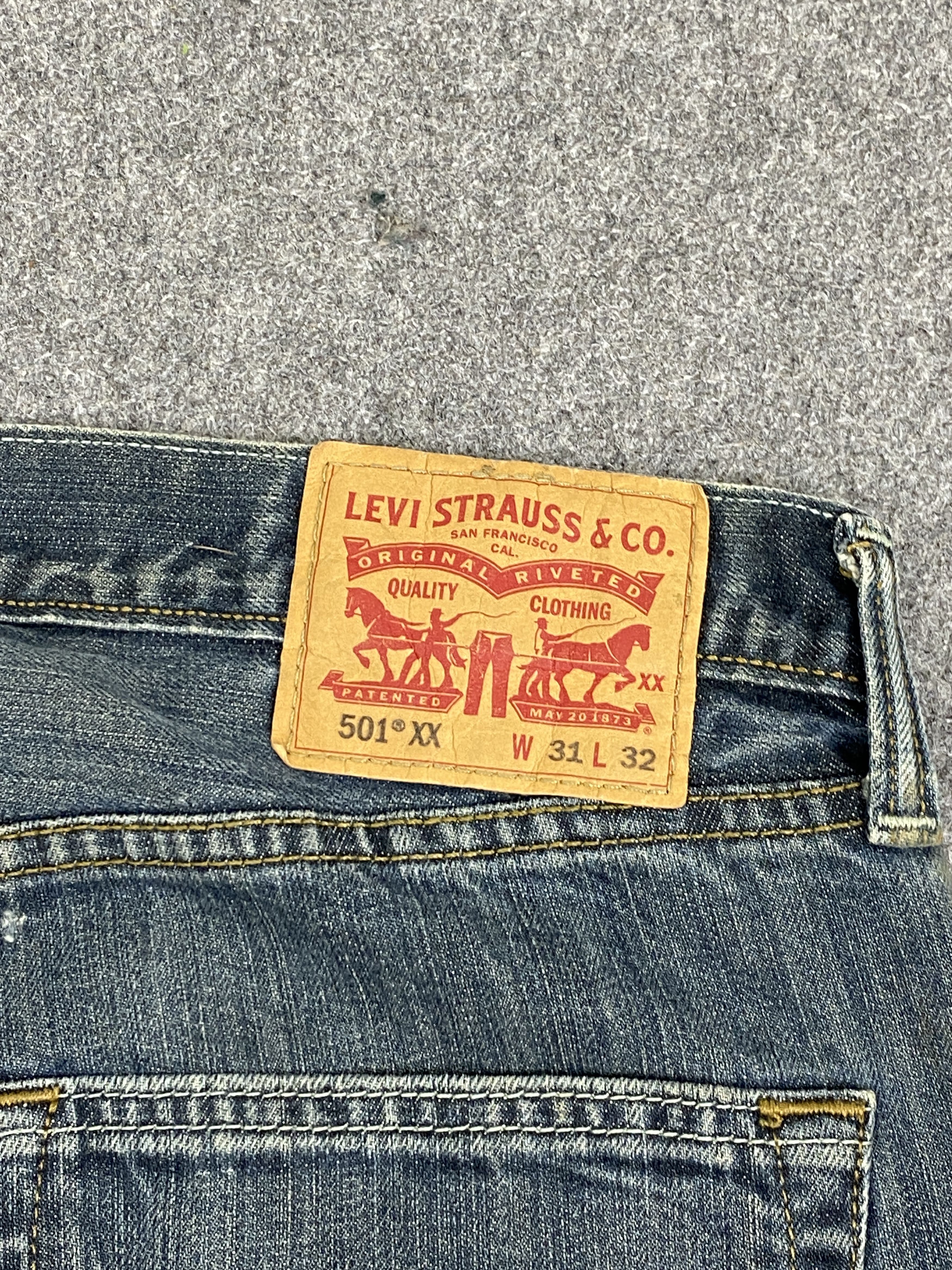 Levi's Vintage Levi's 501 XX Blue Denim Jeans DP2763 Size US 32 / EU 48 - 5 Thumbnail
