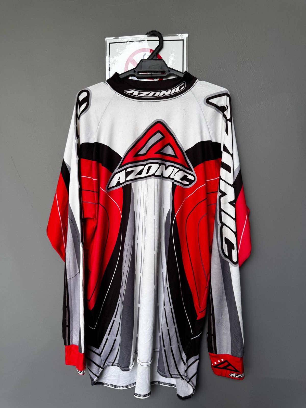 Sports Specialties Vintage Baggy Oversized Azonic Bike Jersey Long Sleeve Size US XL / EU 56 / 4 - 2 Thumbnail
