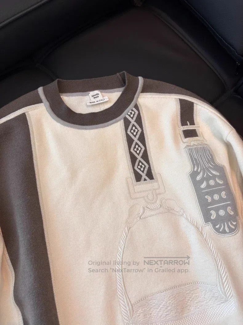 Hermes Hermes Knit sweater Size XXS / US 00 / IT 34 - 2 Thumbnail