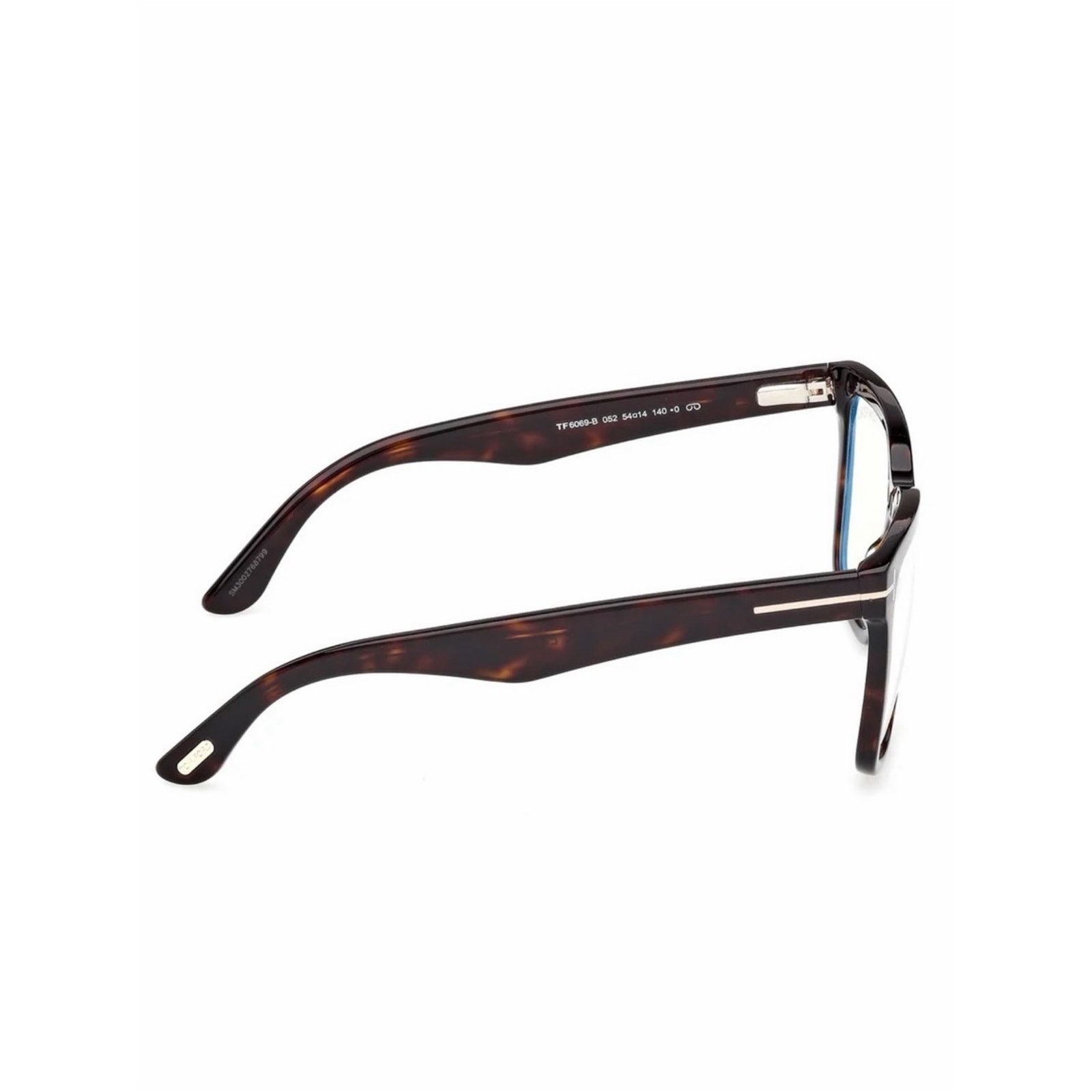 Tom Ford New Tom Ford FT6069-B 052 Tortoiseshell Magnetic Clip-On Size ONE SIZE - 7 Thumbnail