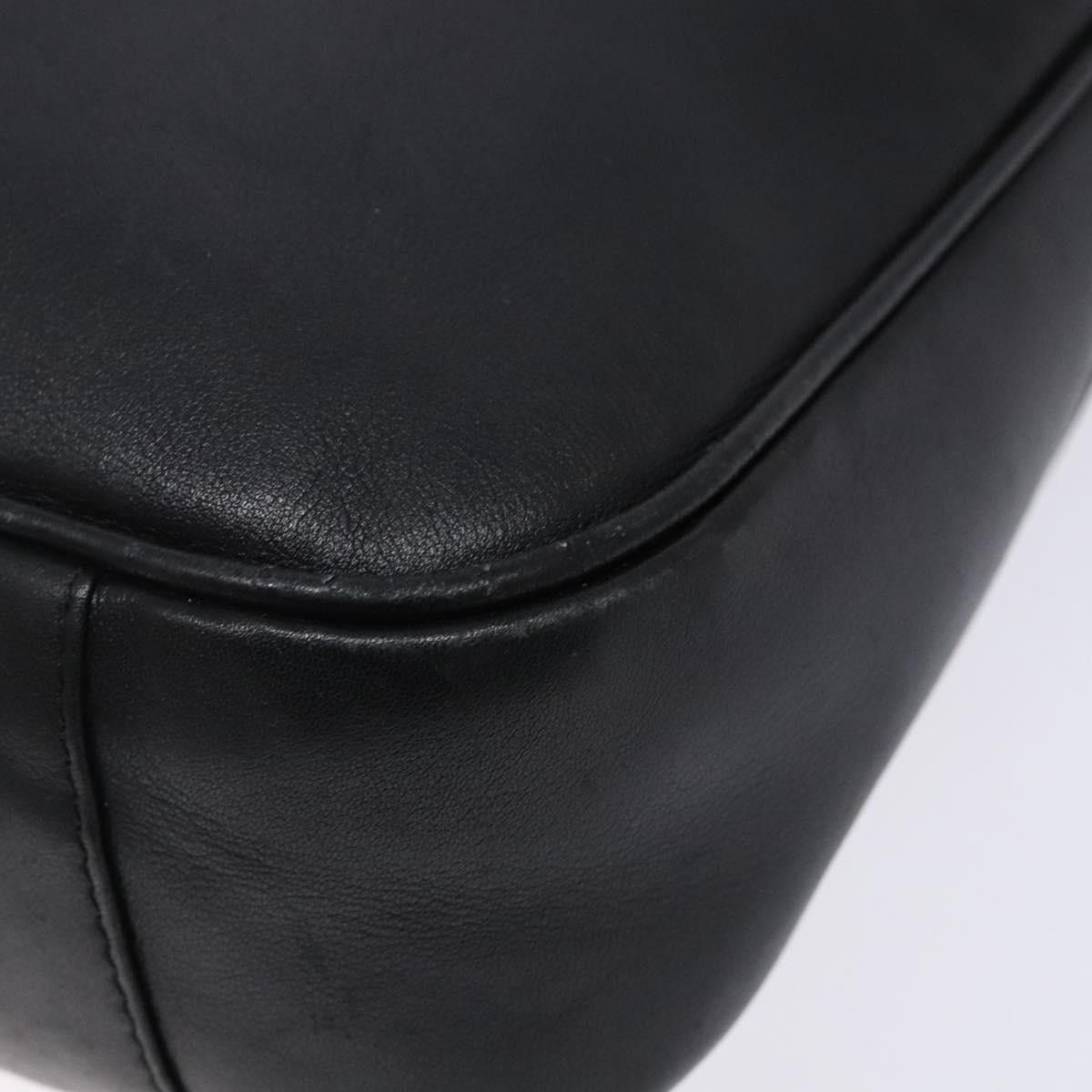 Gucci GUCCI Bamboo Hand Bag Leather Black Gold 001 1998 001 1998 Size ONE SIZE - 10 Thumbnail