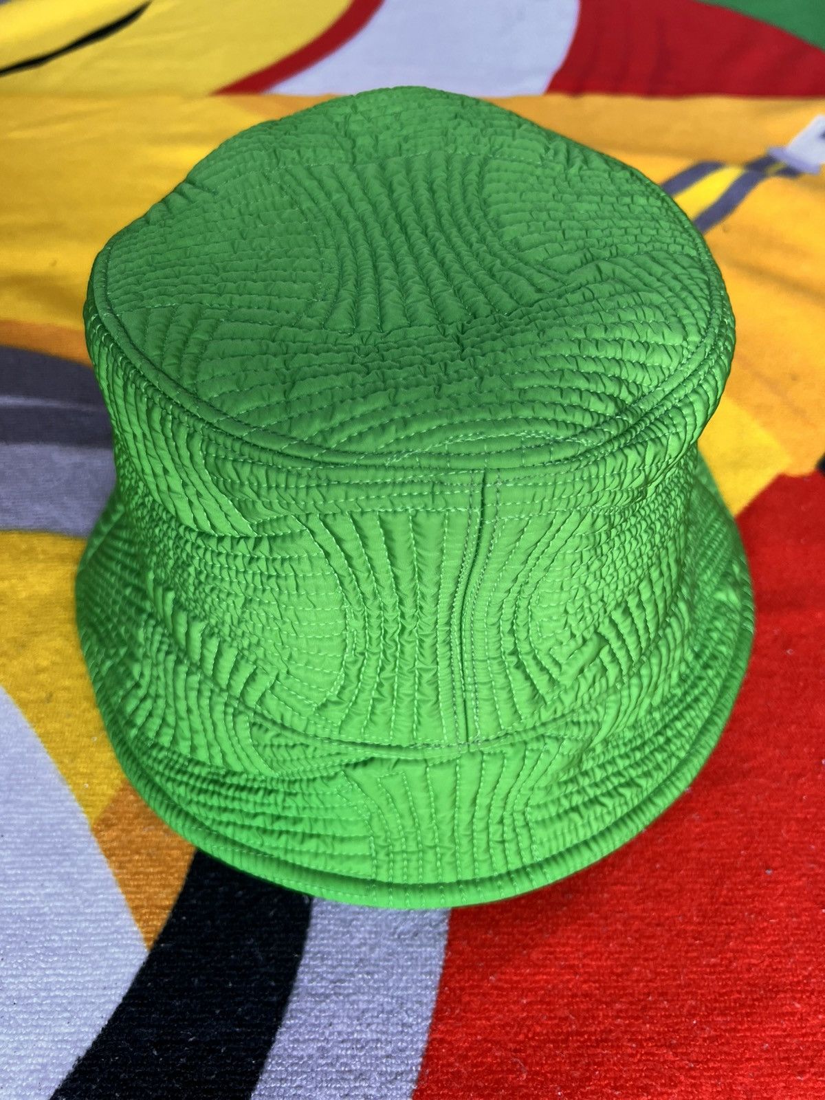 Bottega Veneta Bottega Veneta Bucket Hat Acid Green Intrecciato Nylon new S Size ONE SIZE - 21 Thumbnail