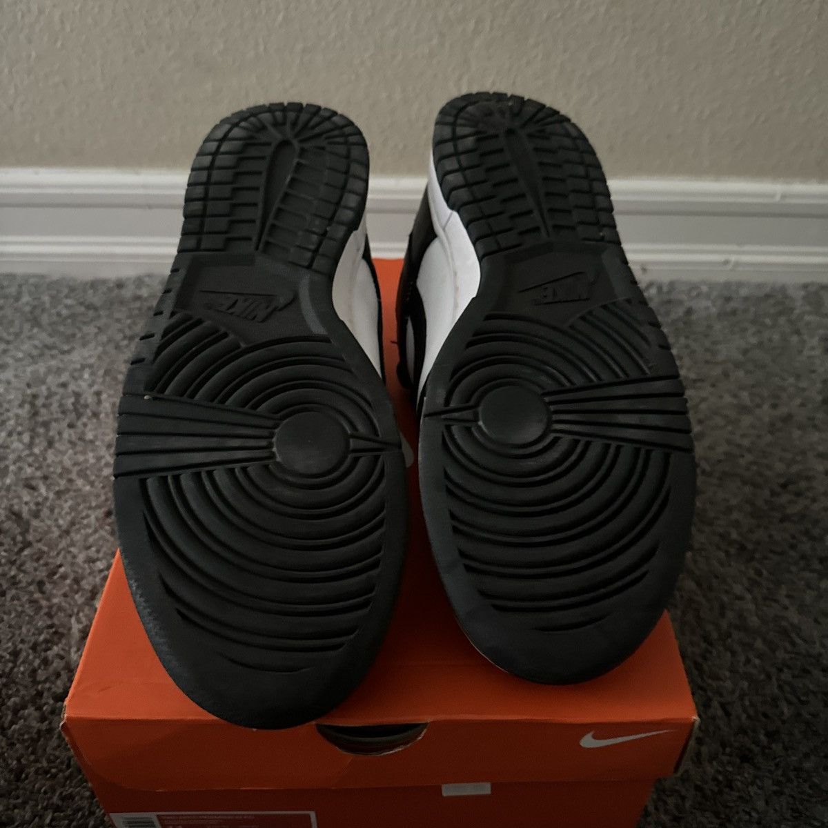 Nike Nike Dunk Low Black/White Panda Size US 10 / EU 43 - 7 Thumbnail