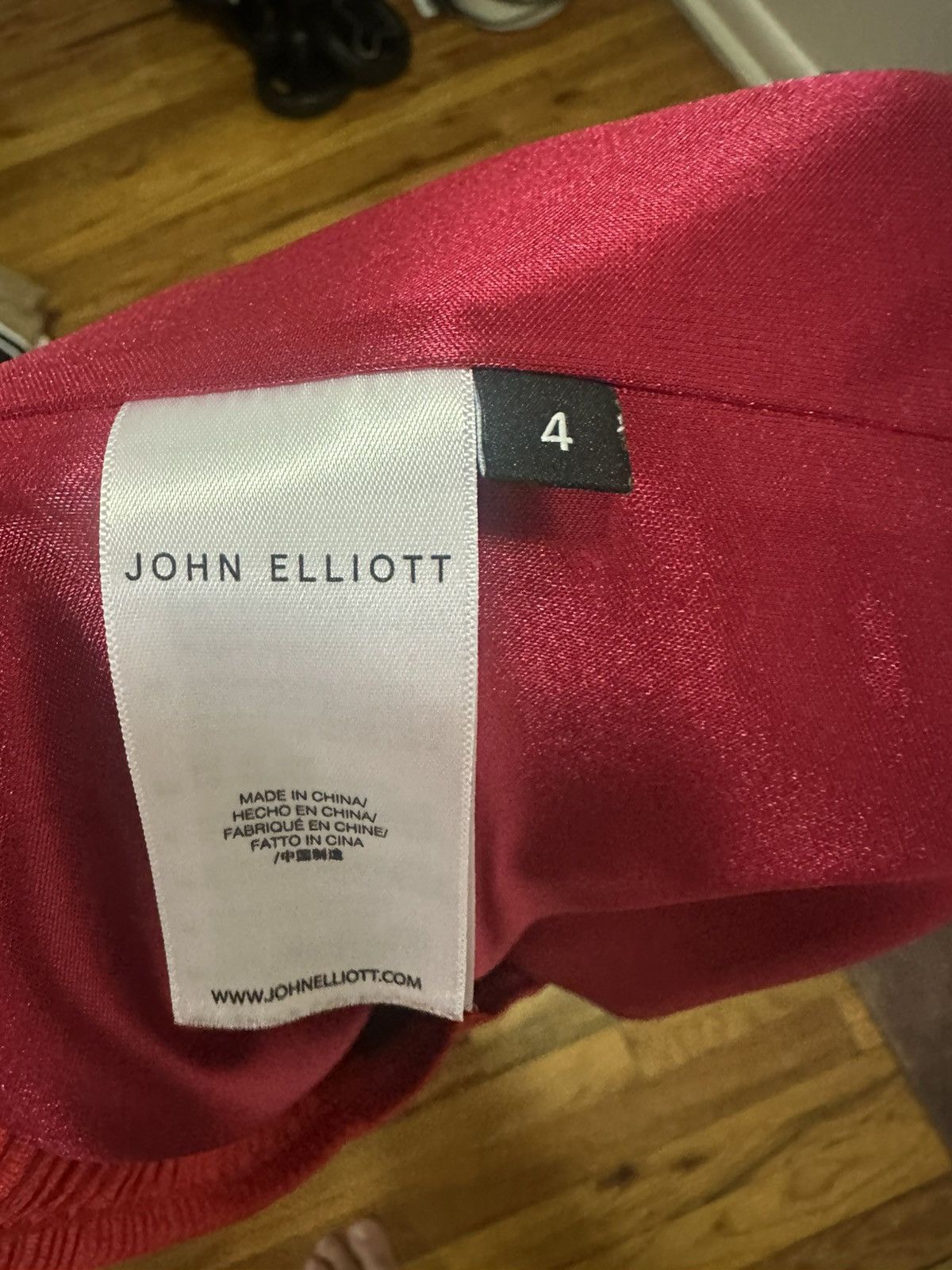 John Elliott John Elliott red AAU Size US 36 / EU 52 - 4 Thumbnail