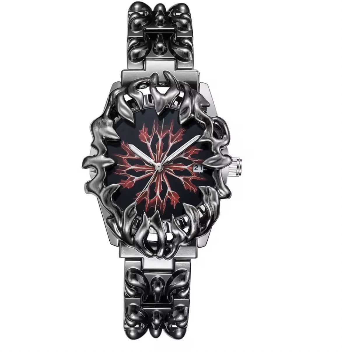 Jewelry heterosexual claw watch alabaster style Size ONE SIZE - 4 Thumbnail