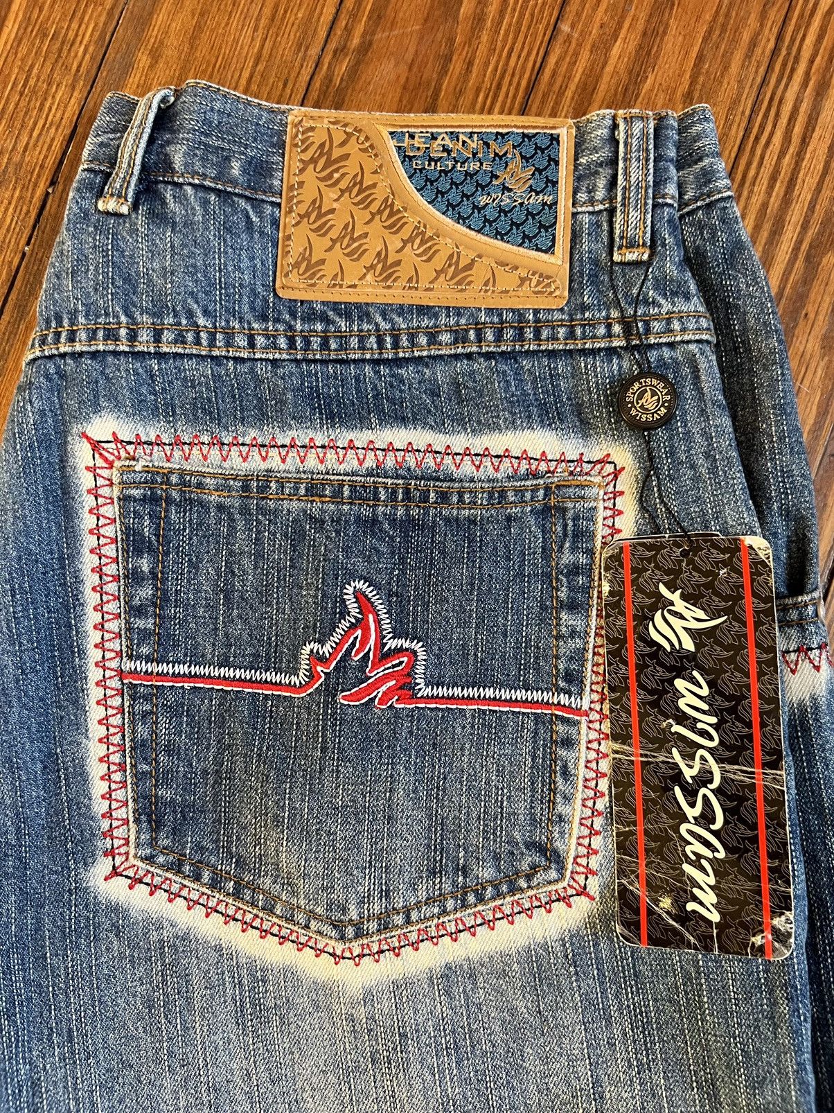 Al Wissam × Vintage AL WISSAM DENIM JEANS DEADSTOCK! Size US 38 / EU 54 - 3 Thumbnail