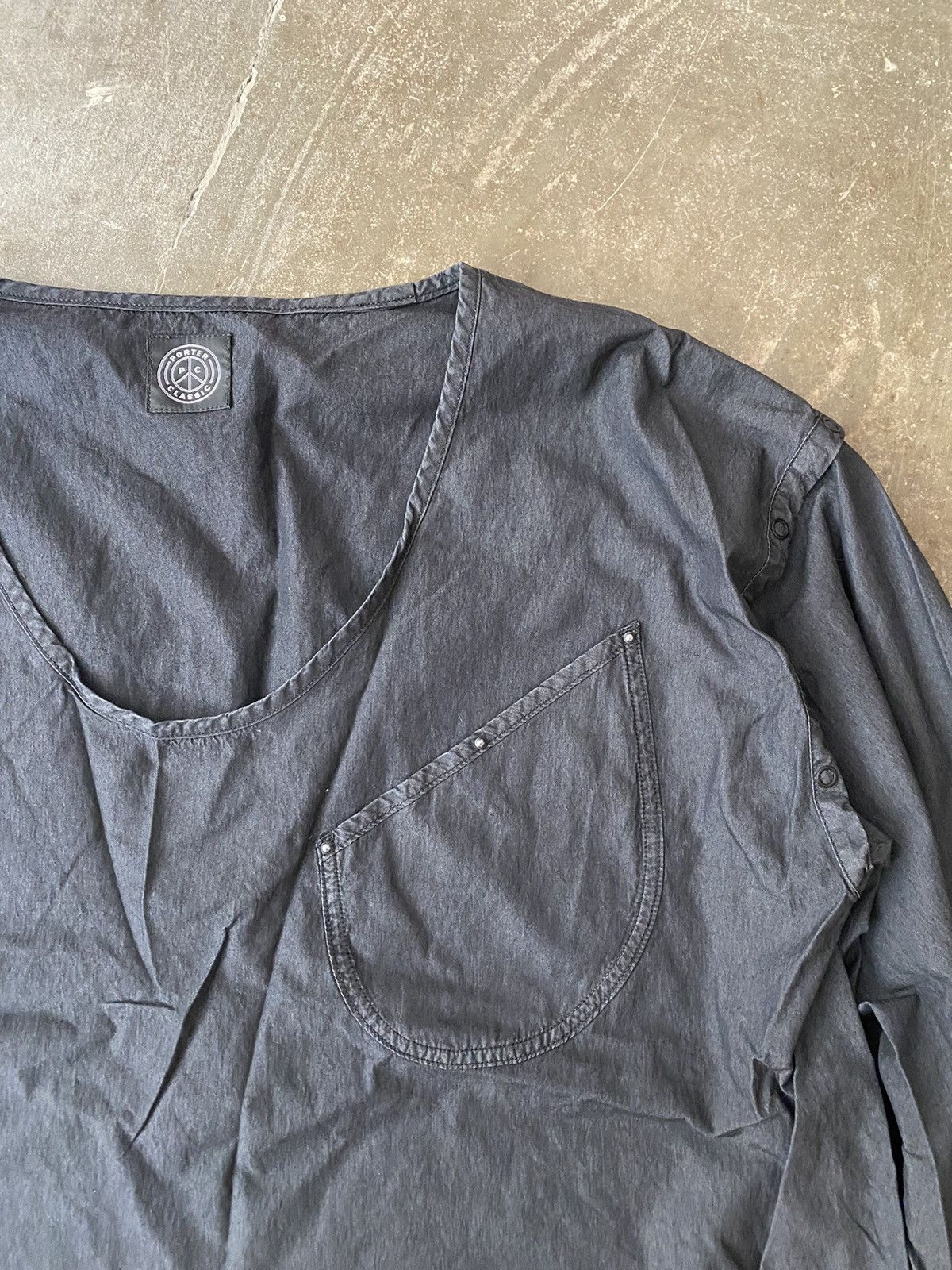 Porter Classic Porter Classic Poplin 2 Way Vest Kapital Engineered Garments Size US XL / EU 56 / 4 - 4 Thumbnail