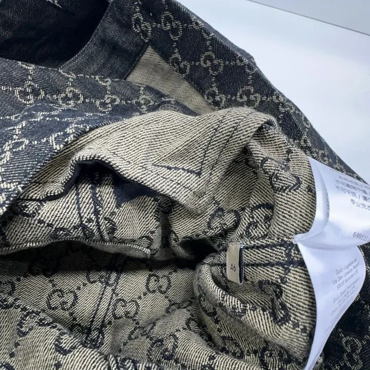 Gucci Gucci Logo Denim Jacket for Men-2507 Size US L / EU 52-54 / 3 - 3 Thumbnail