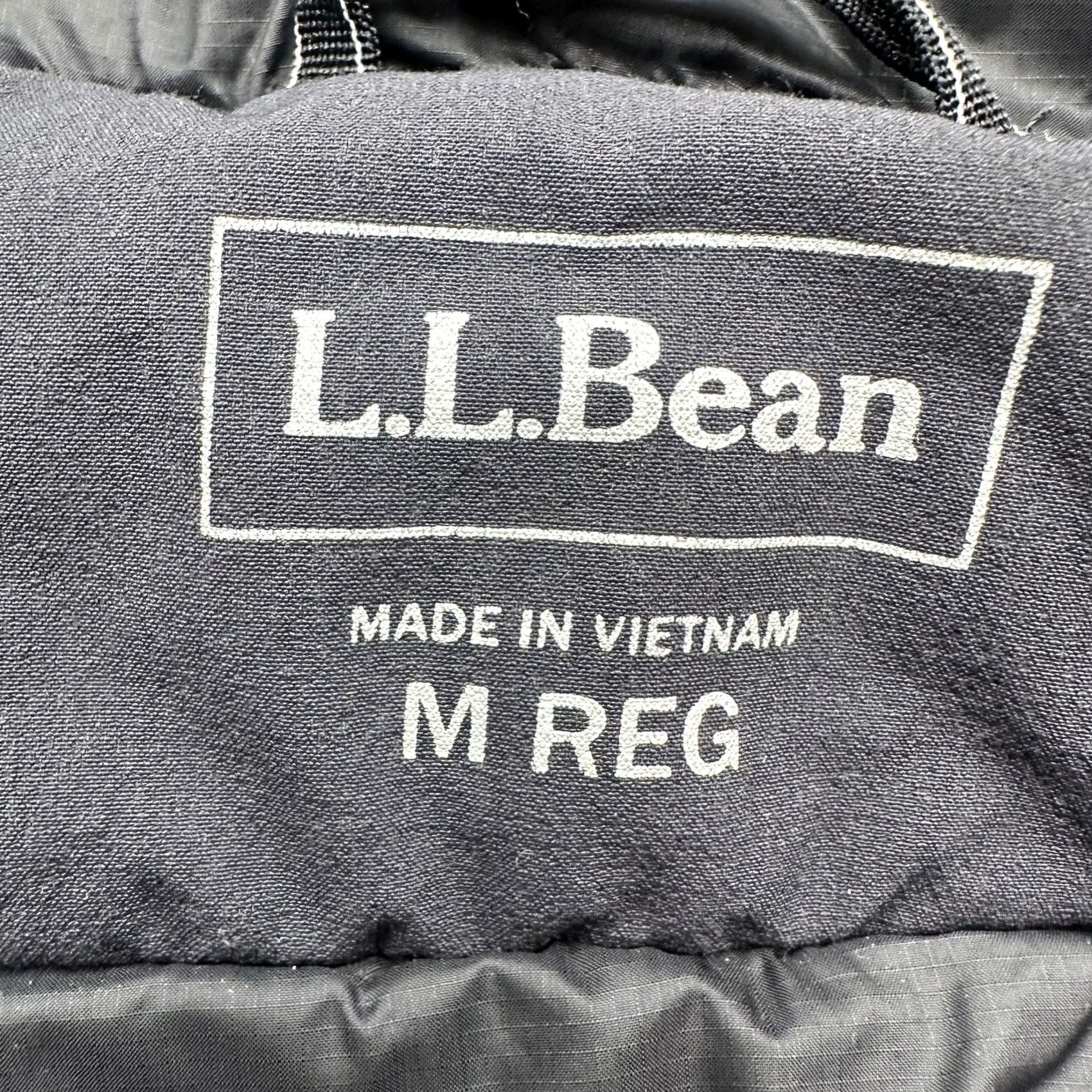 Vintage LL Bean Rangeley Primaloft Fill Ski Hooded Jacket Men Medium Nylon Quilted Black Jacket Mens M Skiing Long Zip Hooded Pockets Zipper Size US M / EU 48-50 / 2 - 3 Thumbnail