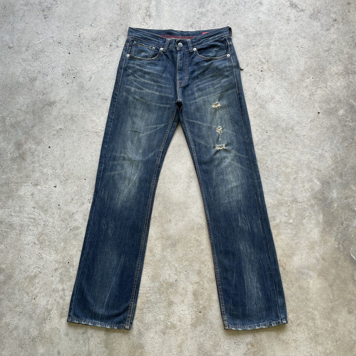 Japanese Brand × Jean Vintage Avail Jeans Japan Faded Denim Pants Distressed W32 Size US 32 / EU 48 - 1 Thumbnail