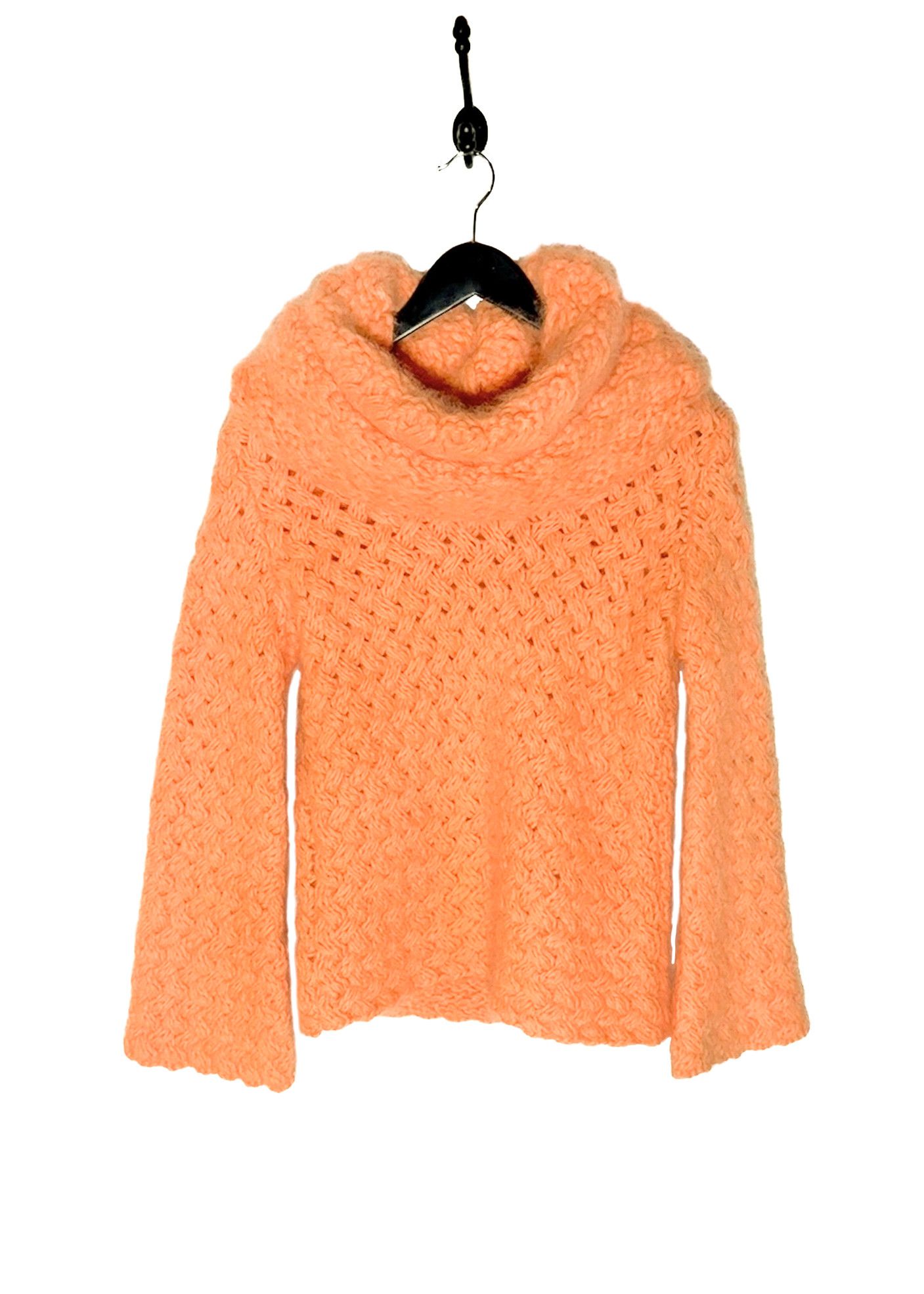 Lanvin Lanvin Orange Wool Angora Turtleneck Sweater Size M / US 6-8 / IT 42-44 - 1 Thumbnail