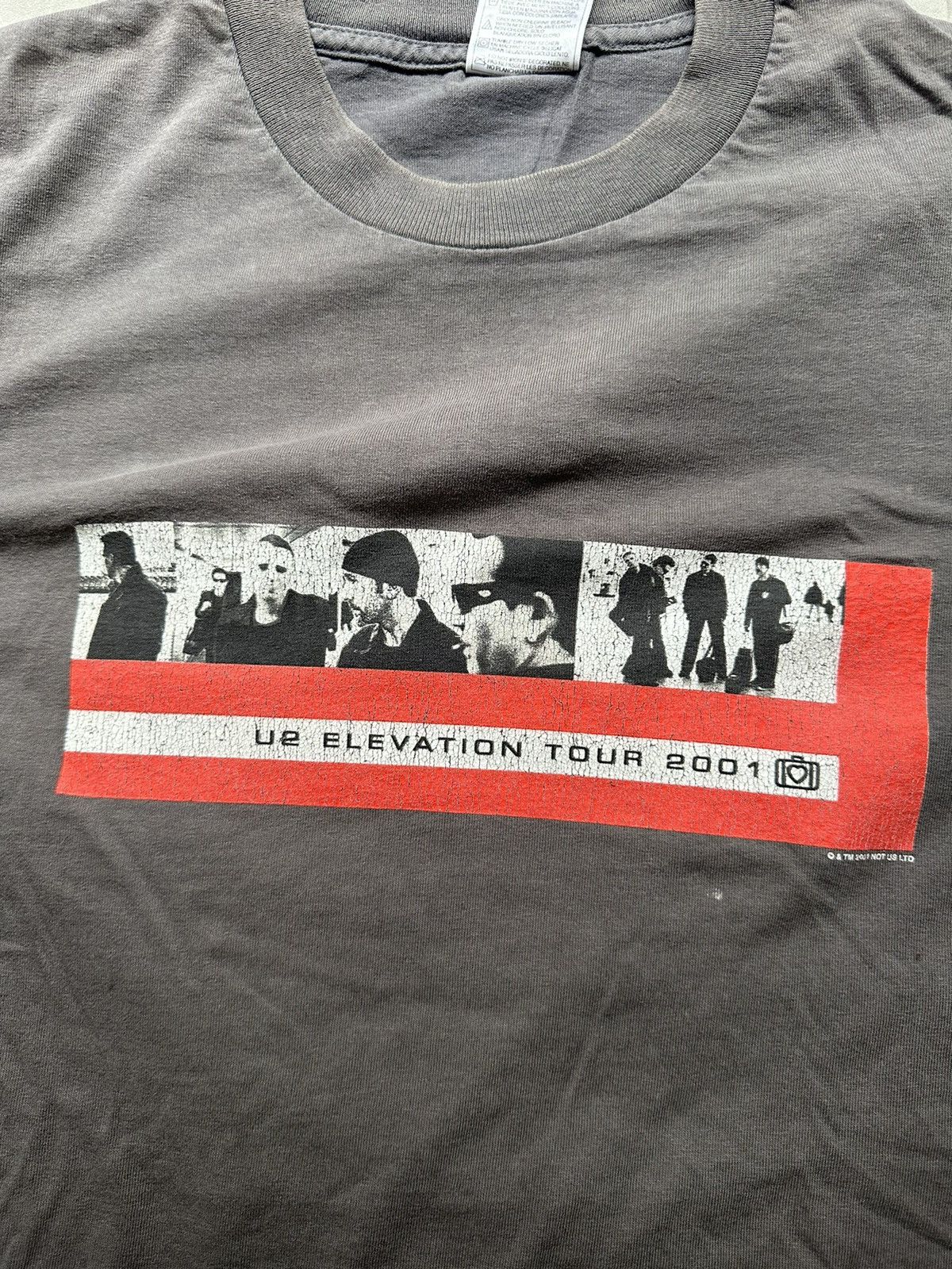 Band Tees × Vintage Vintage 2001 US Elevation Tour tee w/ back hit Size US XL / EU 56 / 4 - 2 Thumbnail