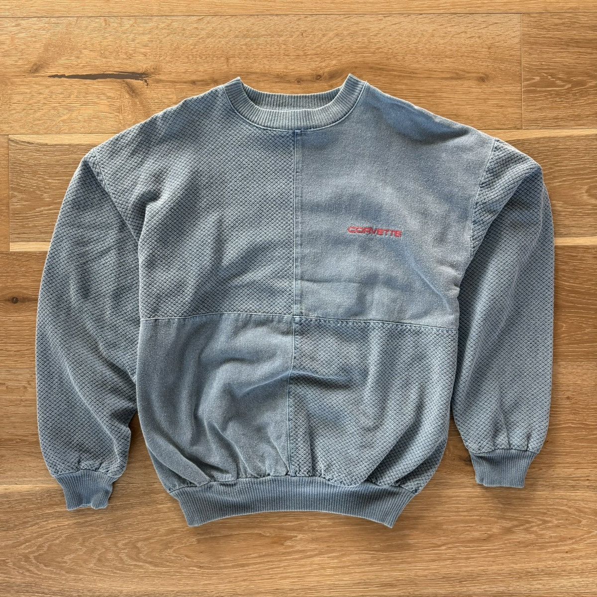 Vintage Vintage Cut & Sew Corvette Sweatshirt Size US L / EU 52-54 / 3 - 1 Thumbnail
