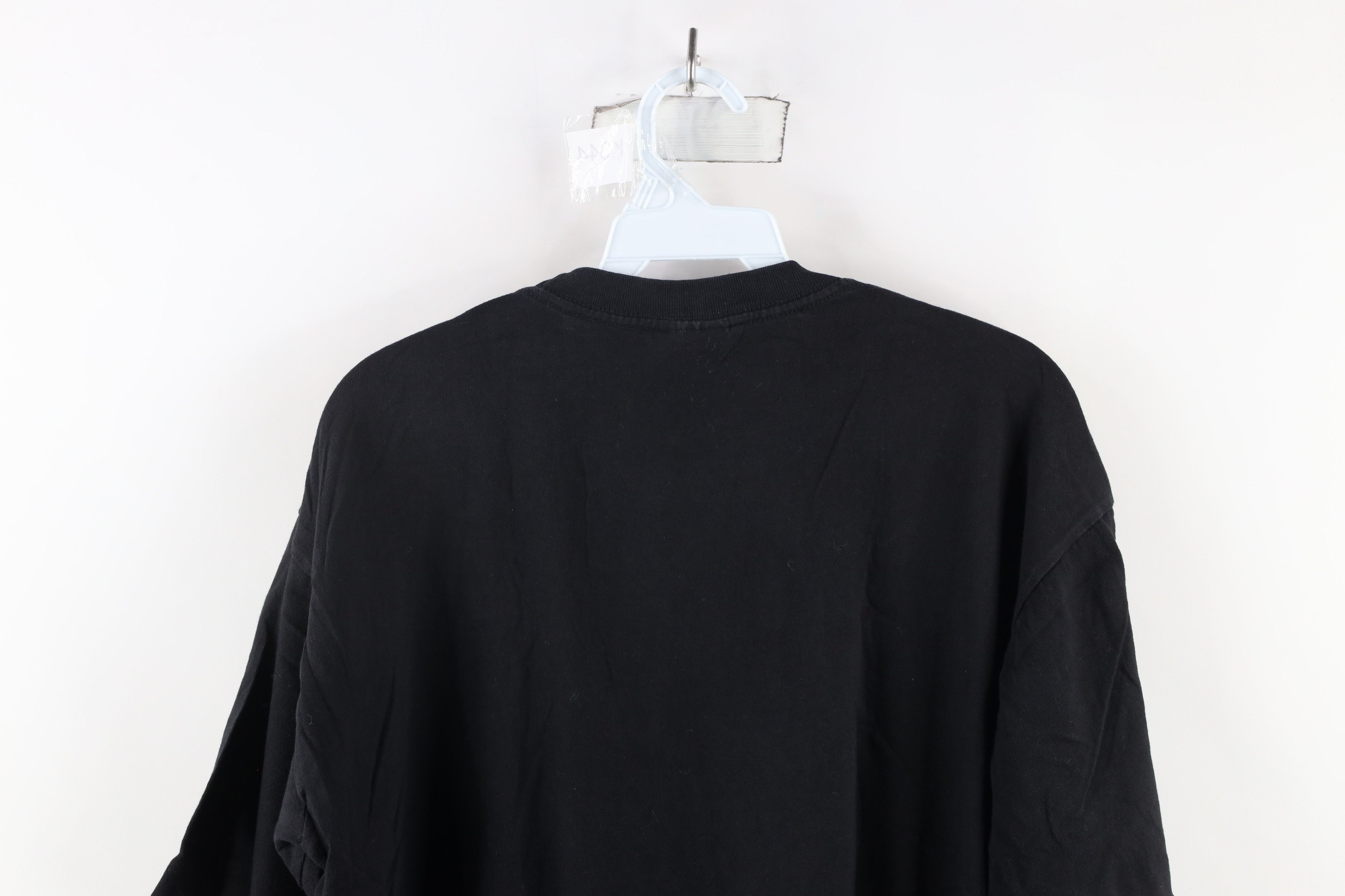 Vintage Vintage 90s Streetwear Short Sleeve T-Shirt Black Cotton Size US XXL / EU 58 / 5 - 8 Thumbnail