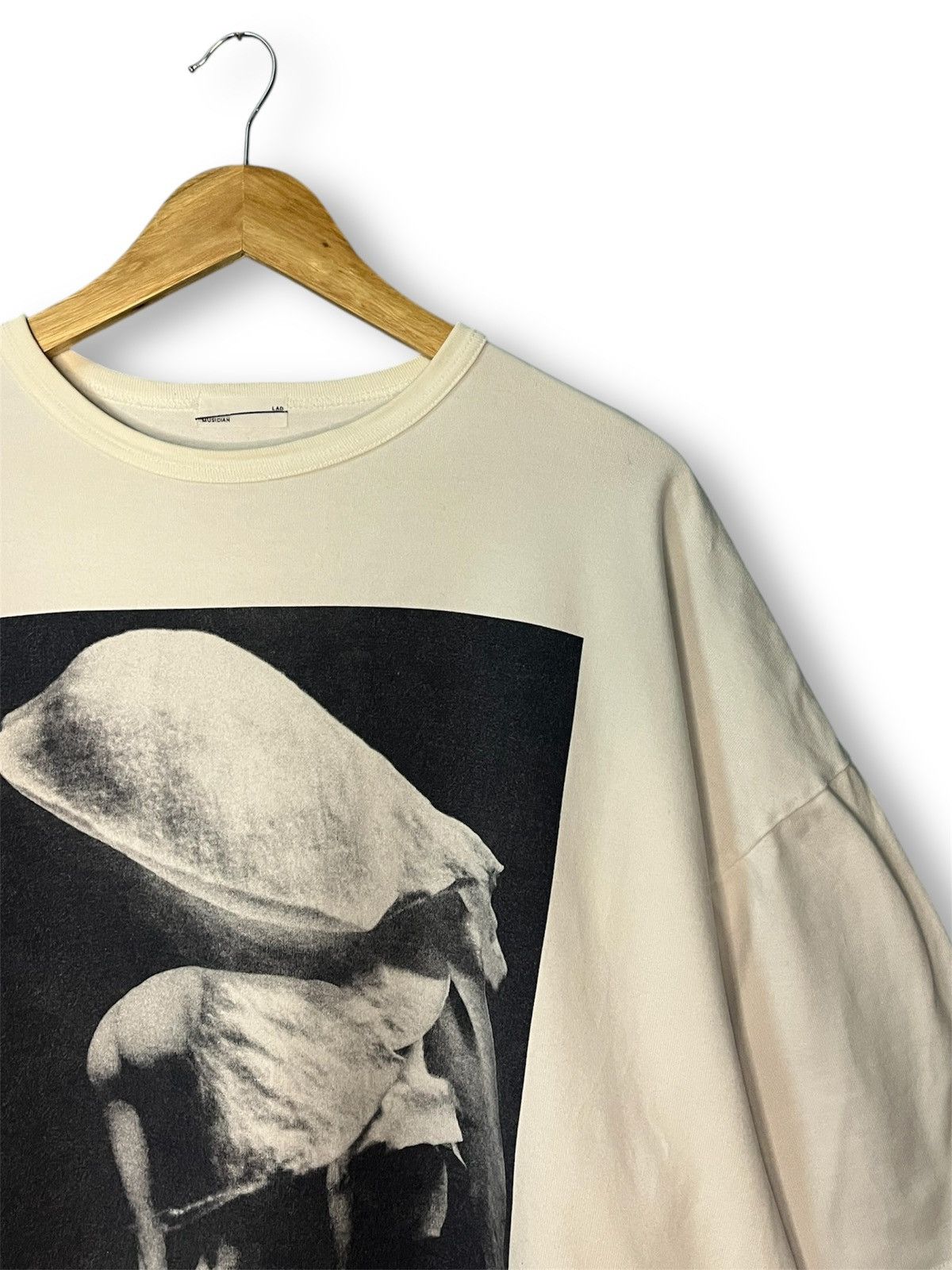 Lad Musician LAD MUSICIAN Super Big T-Shirt Baggy Short Sleeve White Tee Size US M / EU 48-50 / 2 - 2 Thumbnail