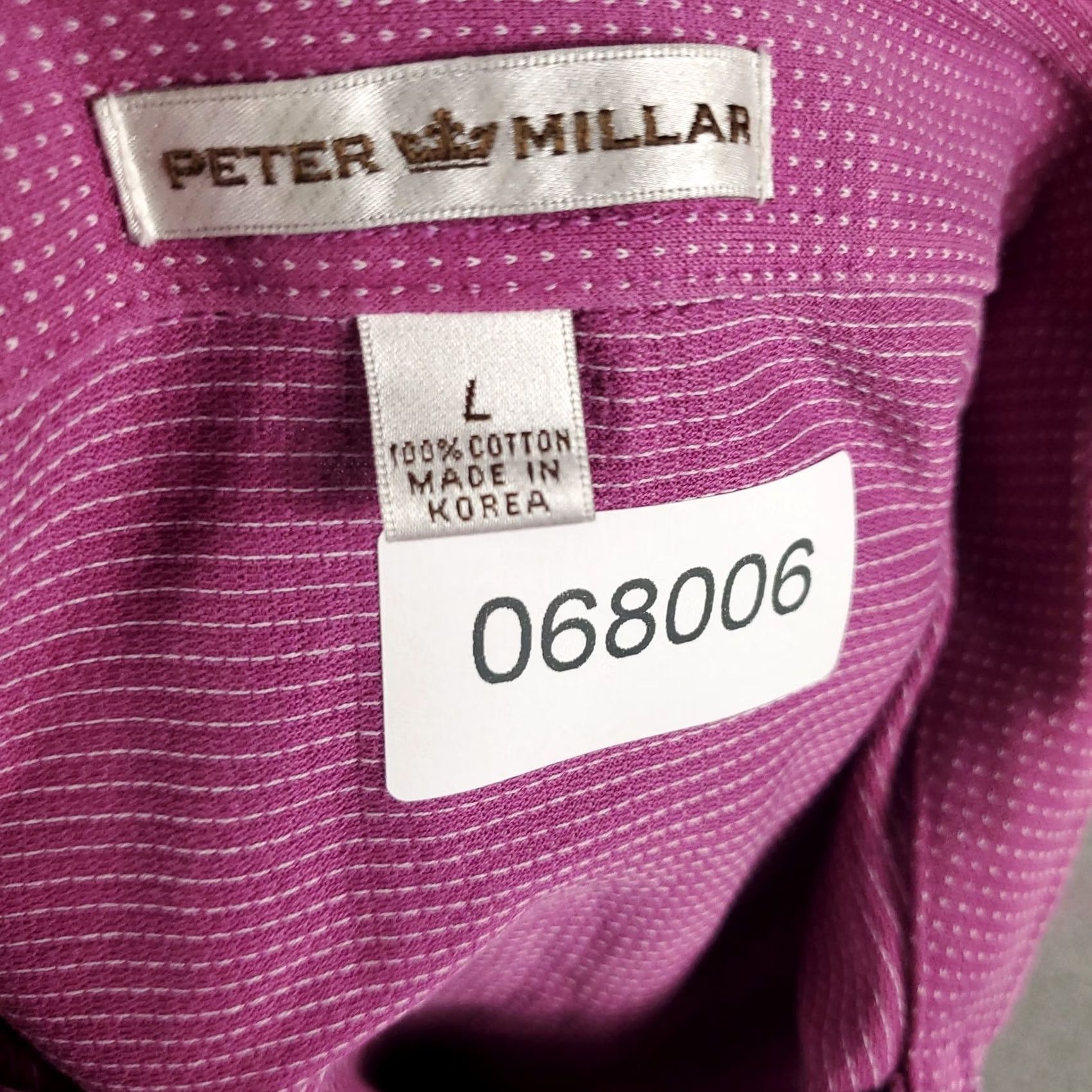 Peter Millar Peter Millar Polo Shirt Mens L Purple Cotton Golf Short Sleeve Polo Shirt Mens L Purple Cotton Golf Short Sleeve Size US L / EU 52-54 / 3 - 7 Thumbnail