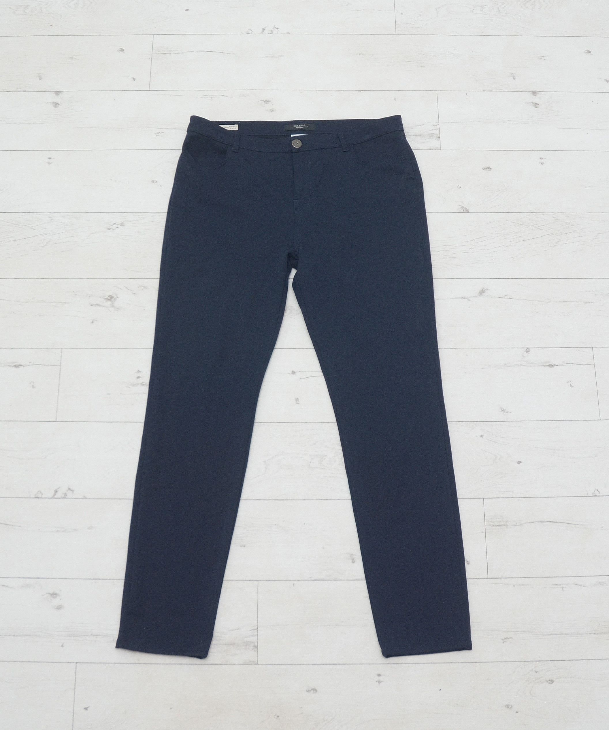 Max Mara × Weekend Max Mara Luxury Max Mara Weekend Womens Stretch Pants Designer Size 36" / US 14 / IT 50 - 1 Thumbnail