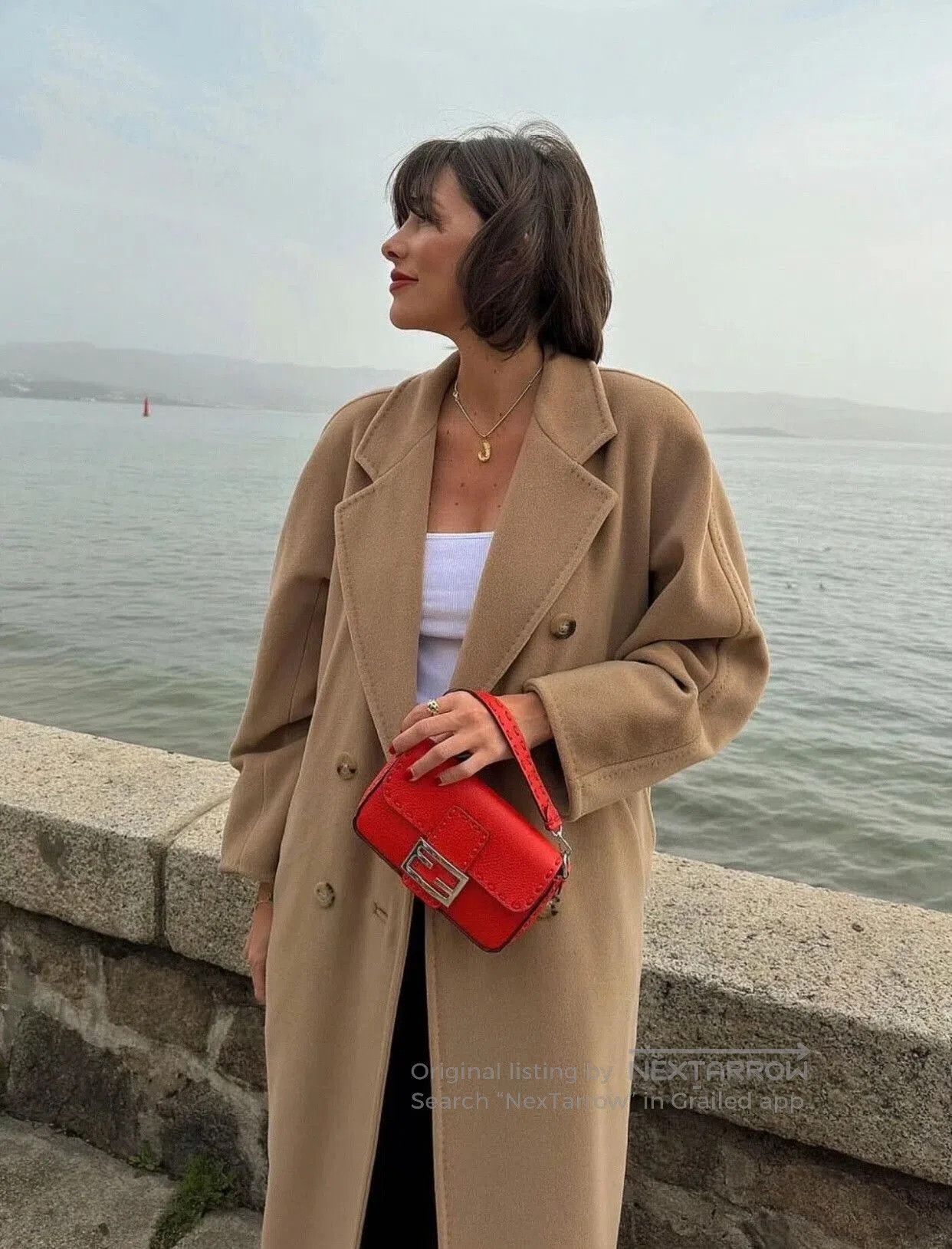 Max Mara MaxMara 101801 Women's Camel Wool Coat. Size XXS / US 00 / IT 34 - 2 Thumbnail