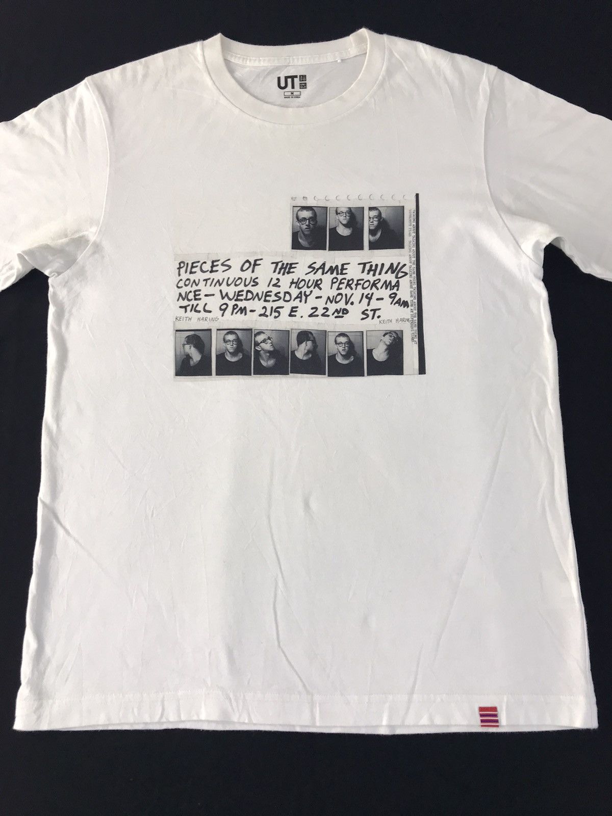 Keith Haring Keith Haring Photo Quotes Design Pop Art Graphic Printed Tee Size US M / EU 48-50 / 2 - 3 Thumbnail