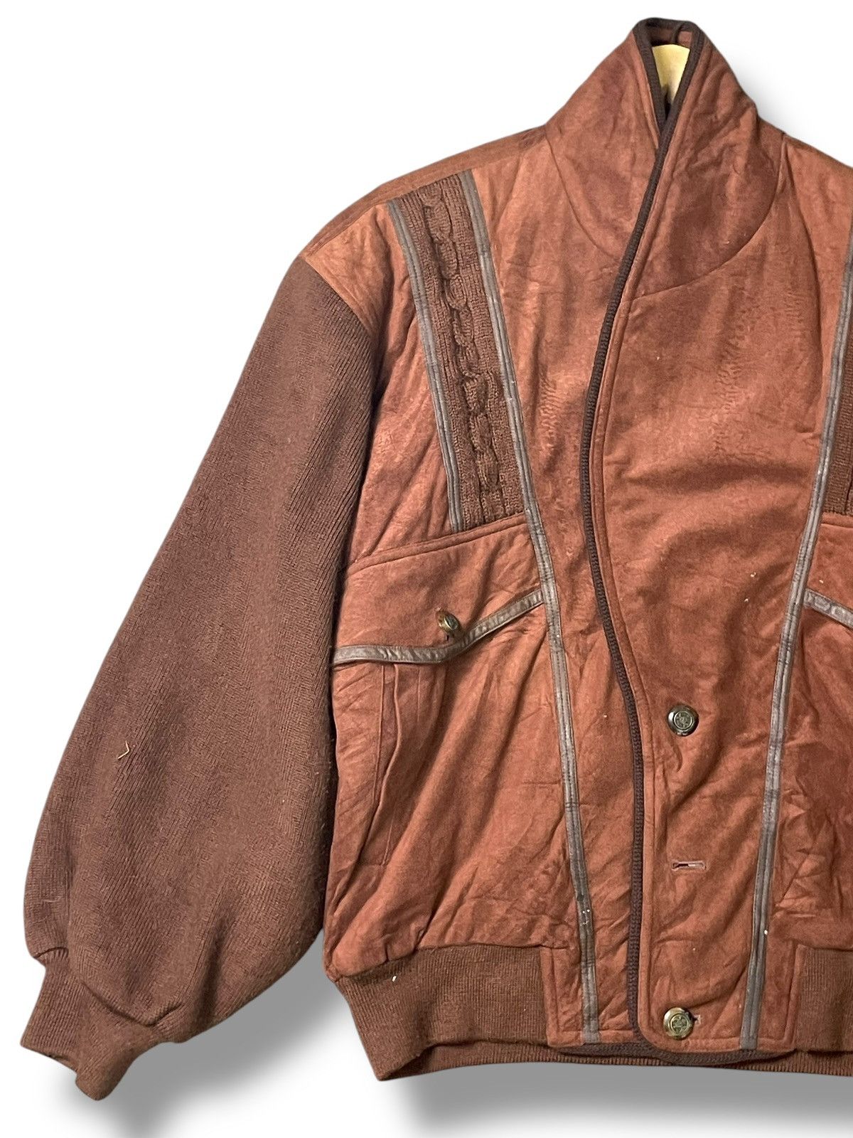 Designer × Japanese Brand × Vintage Comfort Life x Vintage Two Layer Liner Bomber Jacket (35) Size US L / EU 52-54 / 3 - 4 Thumbnail