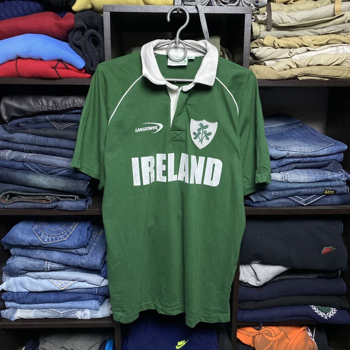 Rugby Ralph Lauren Vintage Lansdowne Ireland rugby 90’s big logo polo size S Size US S / EU 44-46 / 1 - 1 Thumbnail