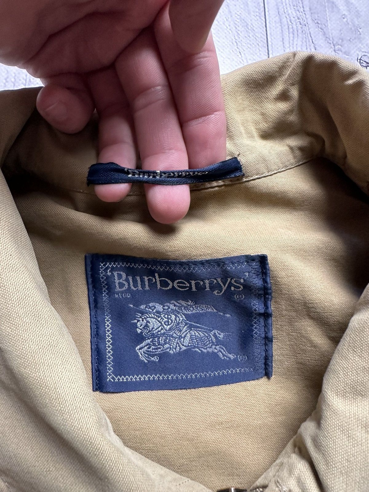 Burberry × Vintage Vintage Burberrys jacket coat size L logo rare Size US L / EU 52-54 / 3 - 12 Thumbnail