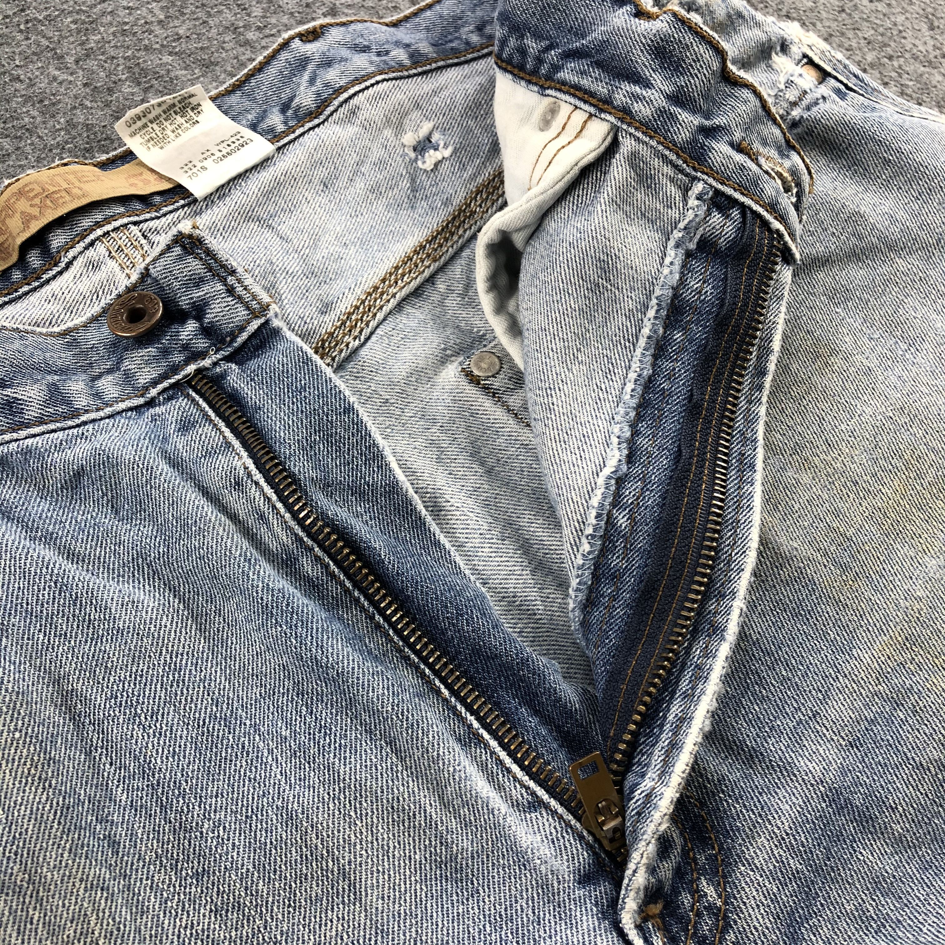 Levi's × Vintage Vintage Distress Levis 550 Carpenter Jeans-JM1146 Size US 38 / EU 54 - 12 Thumbnail