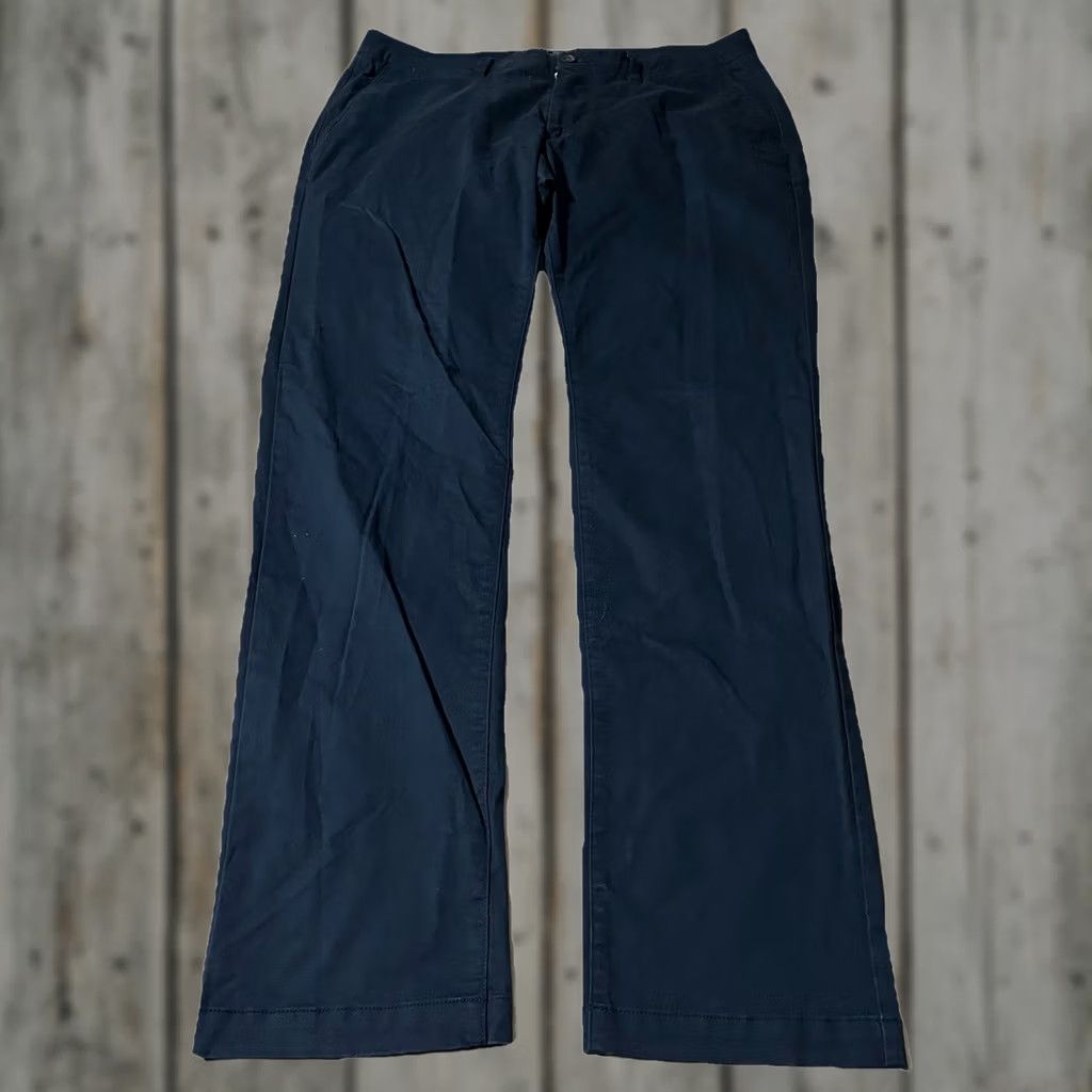 UNTUCKit Untuckit Men Pants Straight Navy Chino 34X32 Regular Blue Chino Pants Mens Size US 34 / EU 50 - 1 Thumbnail