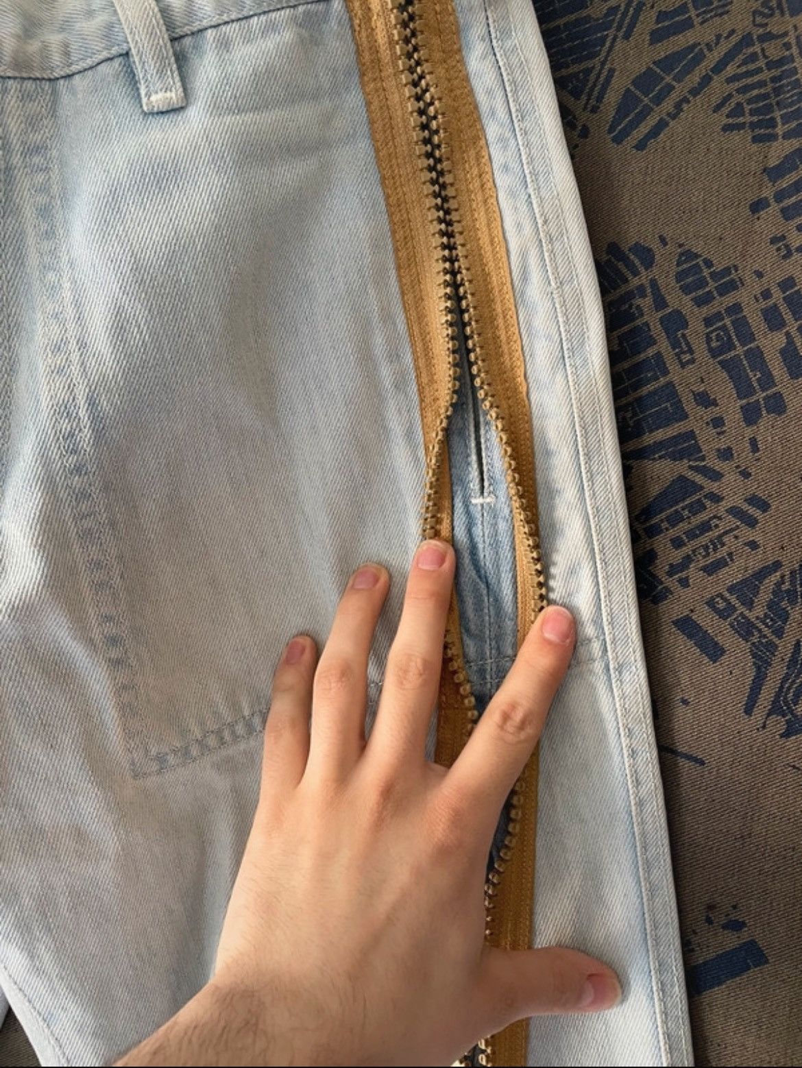 Dries Van Noten Zipper Denim Size US 30 / EU 46 - 5 Thumbnail