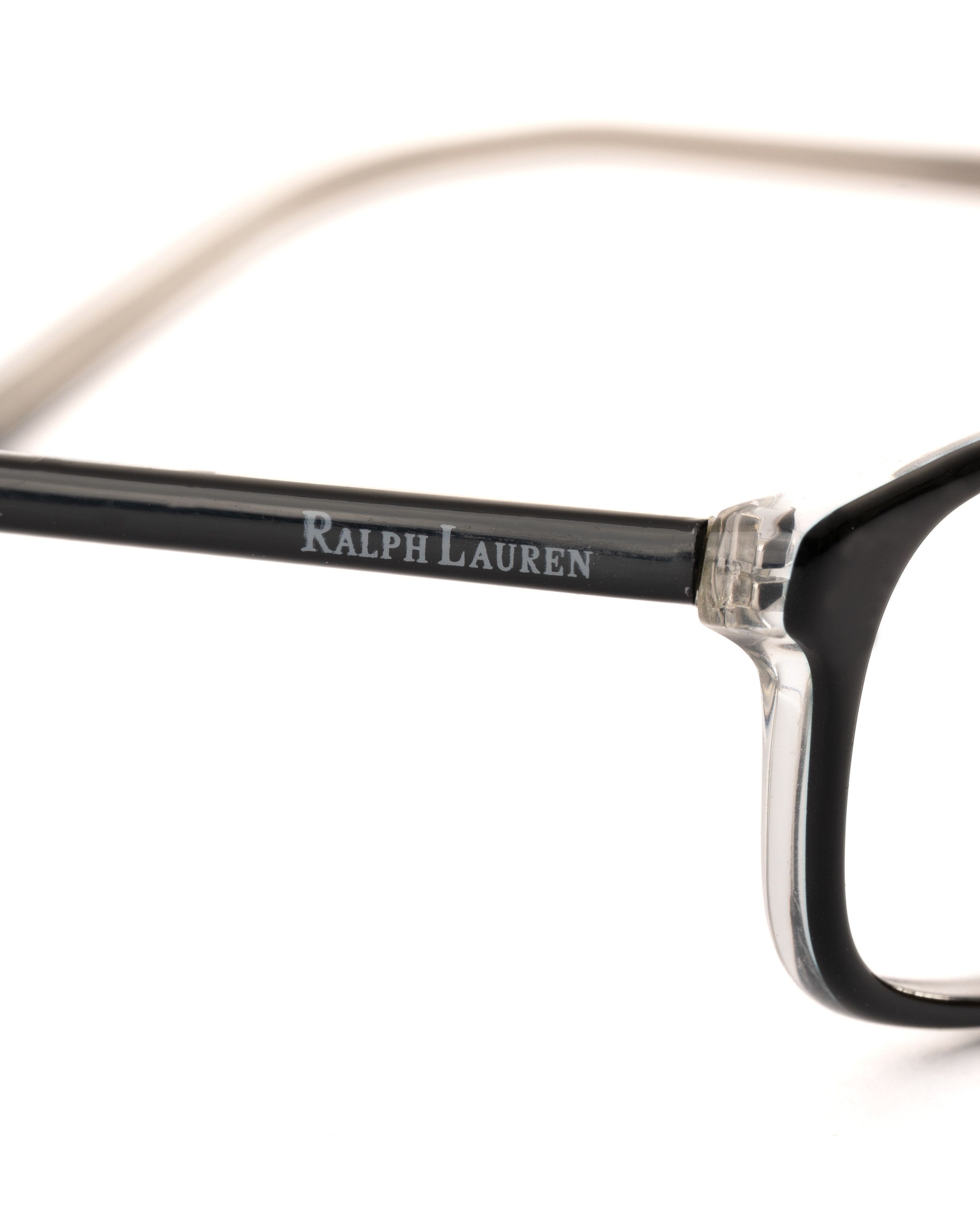 Ralph Lauren Ralph Lauren '90s Black Rectangular Bayonetta Glasses Size ONE SIZE - 1 Thumbnail