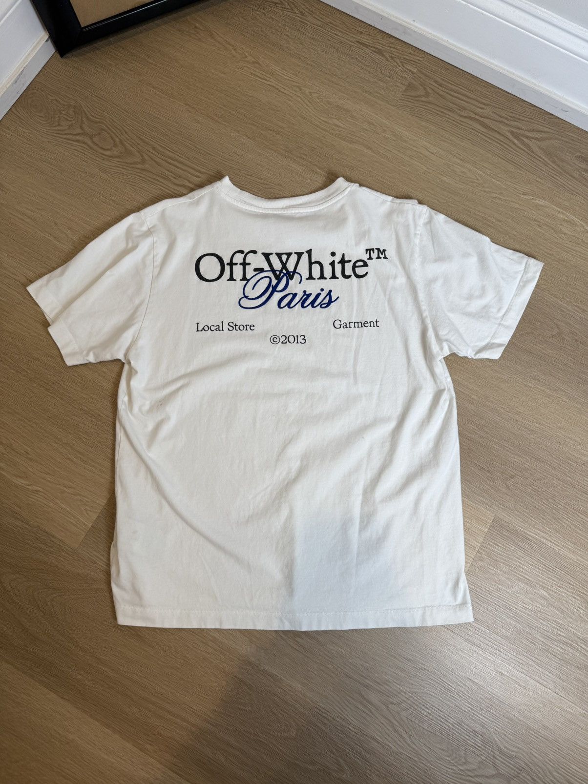 Off-White Off-White Paris Short Sleeve Shirt Size Large, White Size US L / EU 52-54 / 3 - 1 Thumbnail