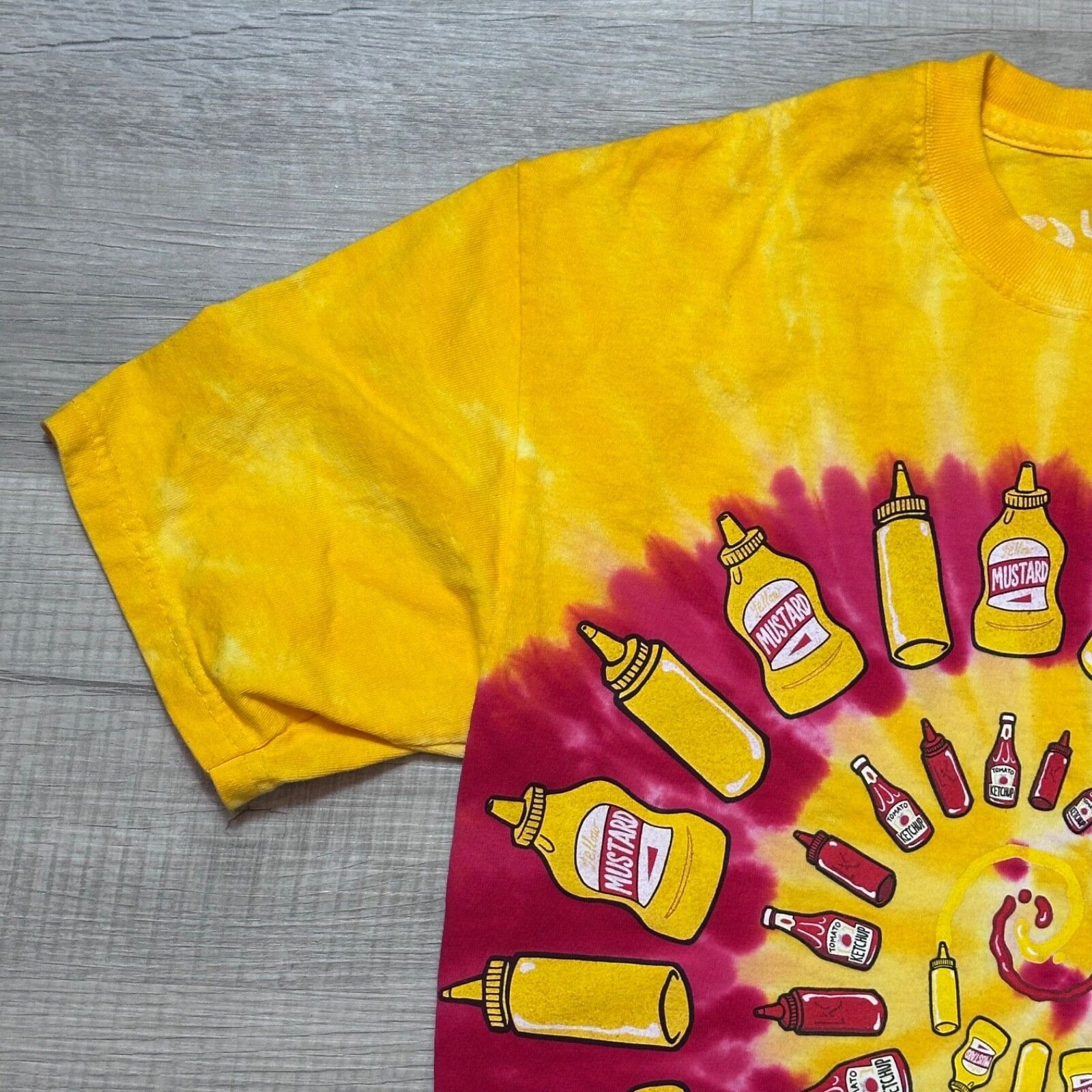 Liquid Blue Liquid Blue Shirt Ketchup Mustard Men's Medium Tie Dye Size US M / EU 48-50 / 2 - 6 Thumbnail
