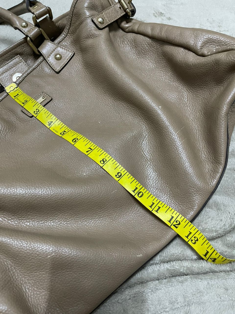 Max Mara Max Mara Brown Leather Shoulder Bags Size ONE SIZE - 13 Thumbnail