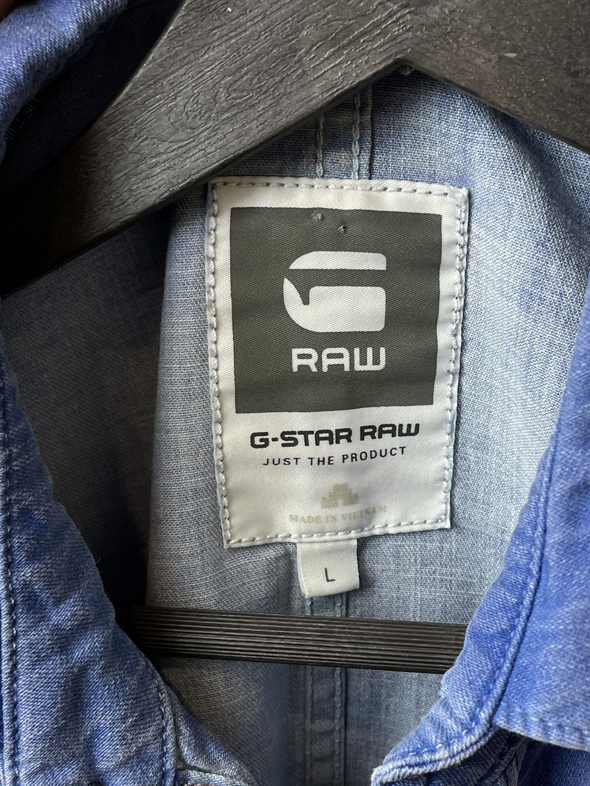 G-Star G-Star Raw Denim Shirt Size L Size US L / EU 52-54 / 3 - 8 Thumbnail