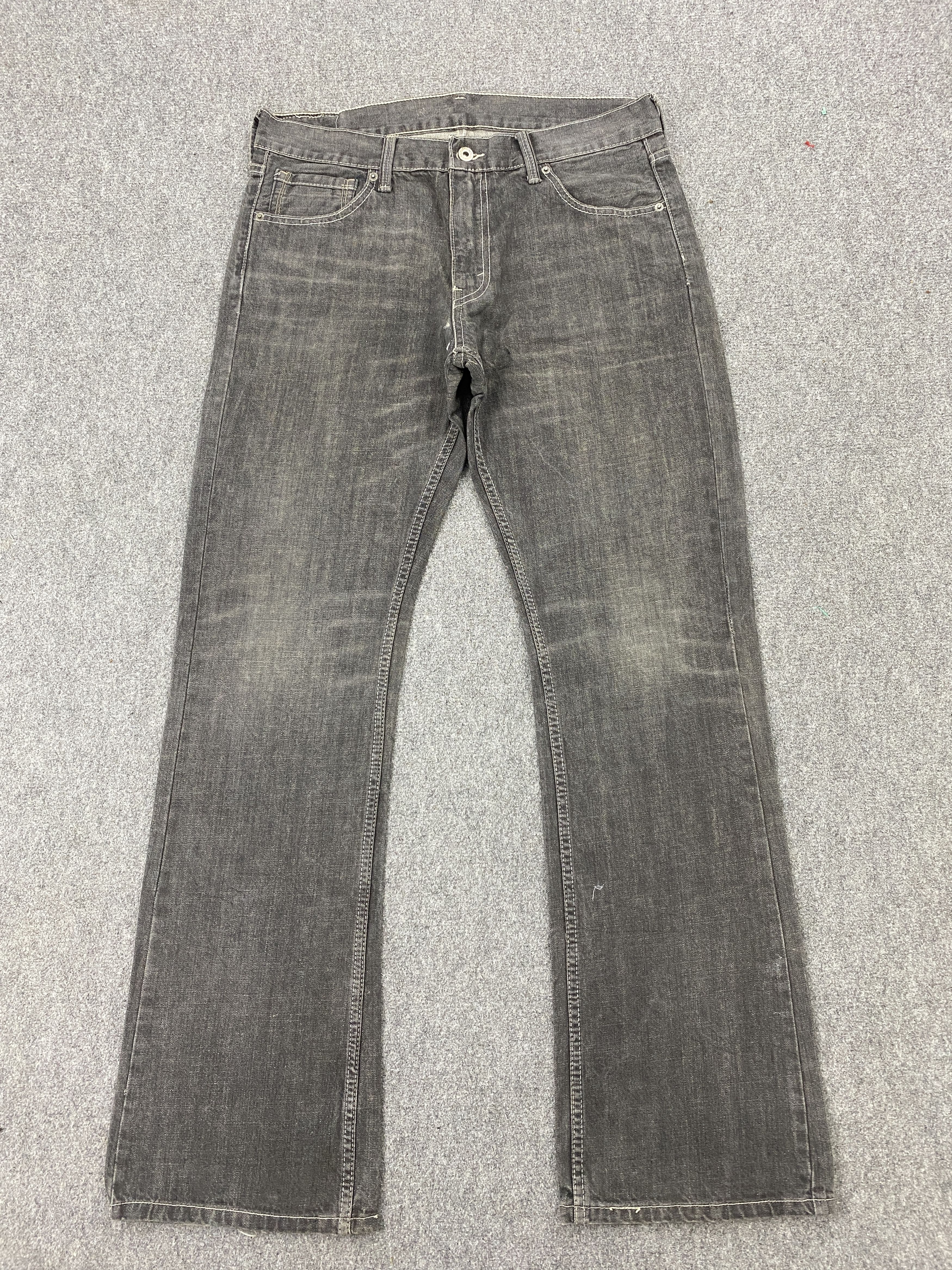 image of Levis x Vintage Faded Black Vintage Levi's 527 Bootcut Jeans, Men's (Size 35)