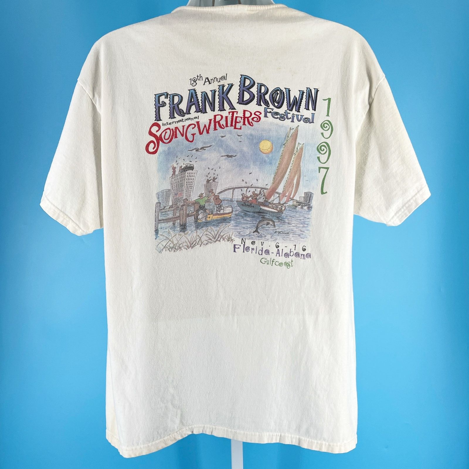 Vintage 1997 Songwriters Festival tshirt 90s 1990s vintage Size US XL / EU 56 / 4 - 2 Thumbnail